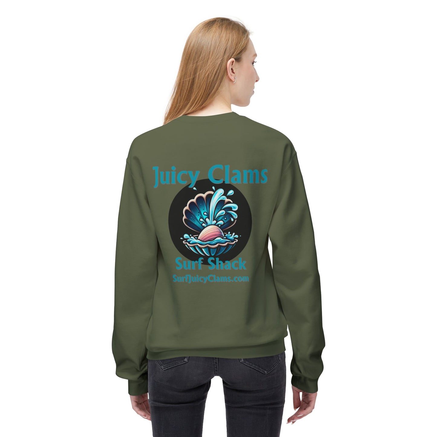 Juicy Clams Unisex Midweight Sweatshirt (A004)