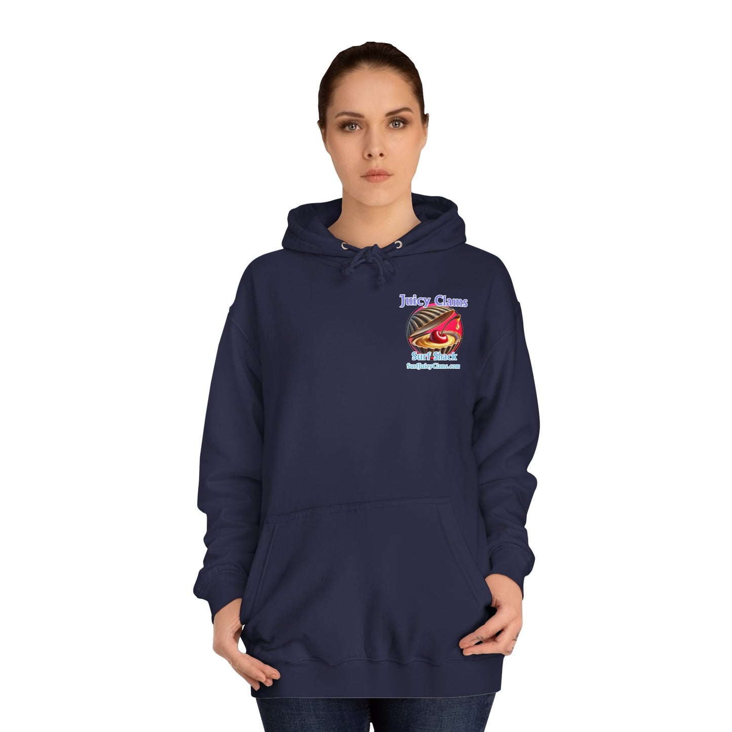 Juicy Clams Unisex College Hoodie (A012)
