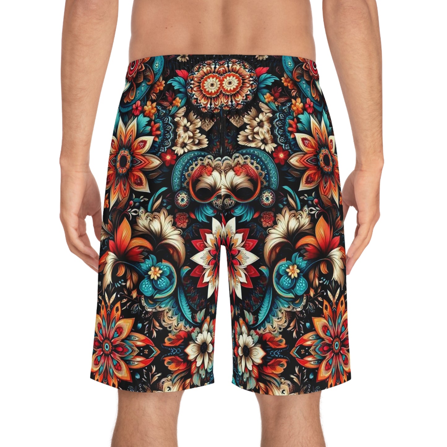 Juicy Clams Men's Board Shorts (H052)