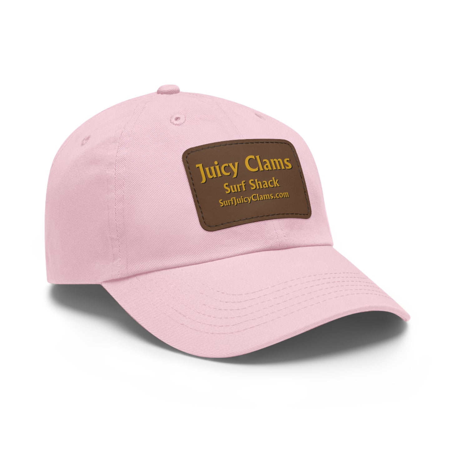 Juicy Clams Ball Cap with Light Brown Patch