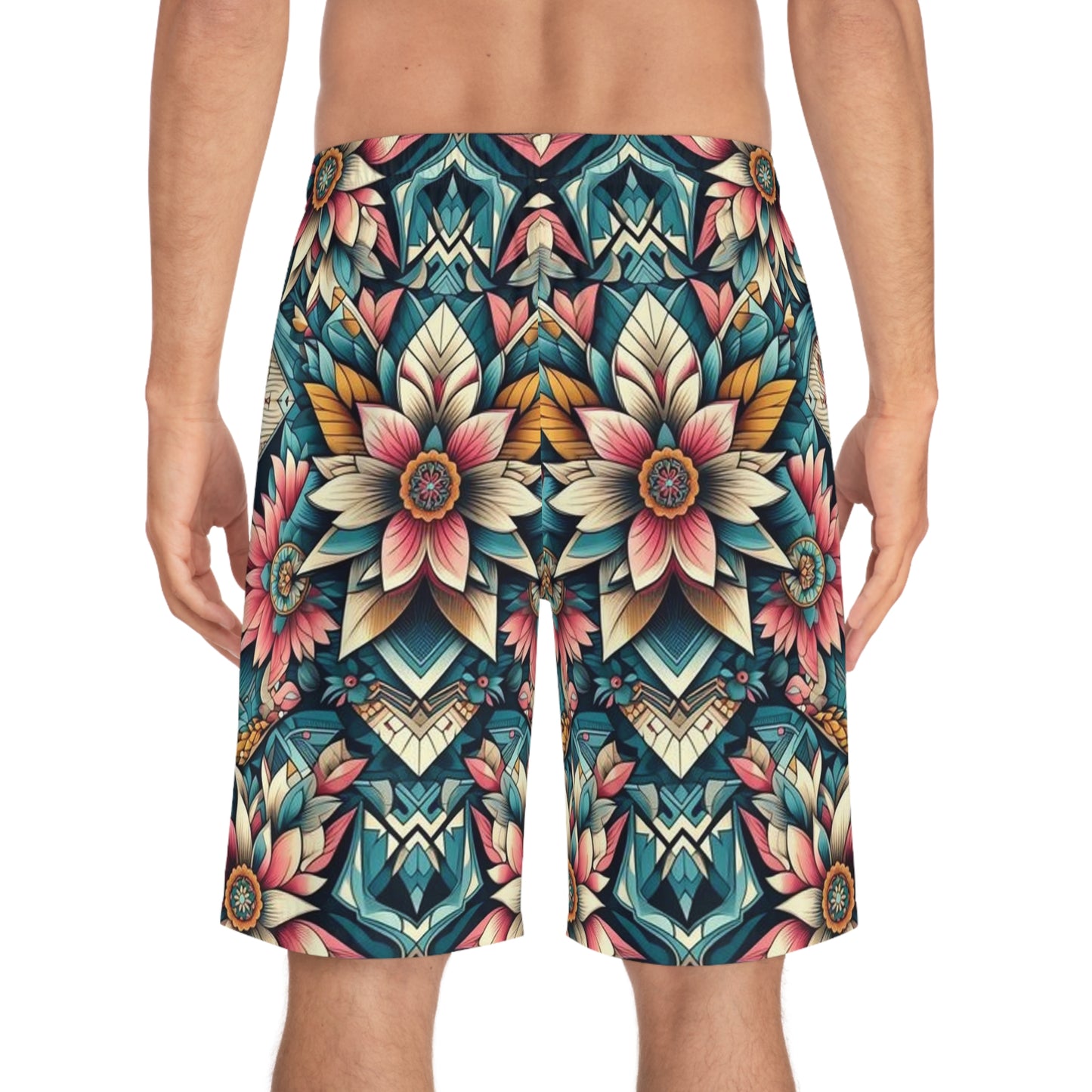 Juicy Clams Men's Board Shorts (H012)