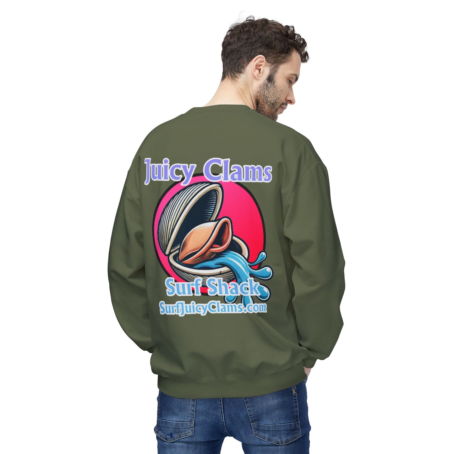 Juicy Clams Unisex Midweight Sweatshirt (A007)