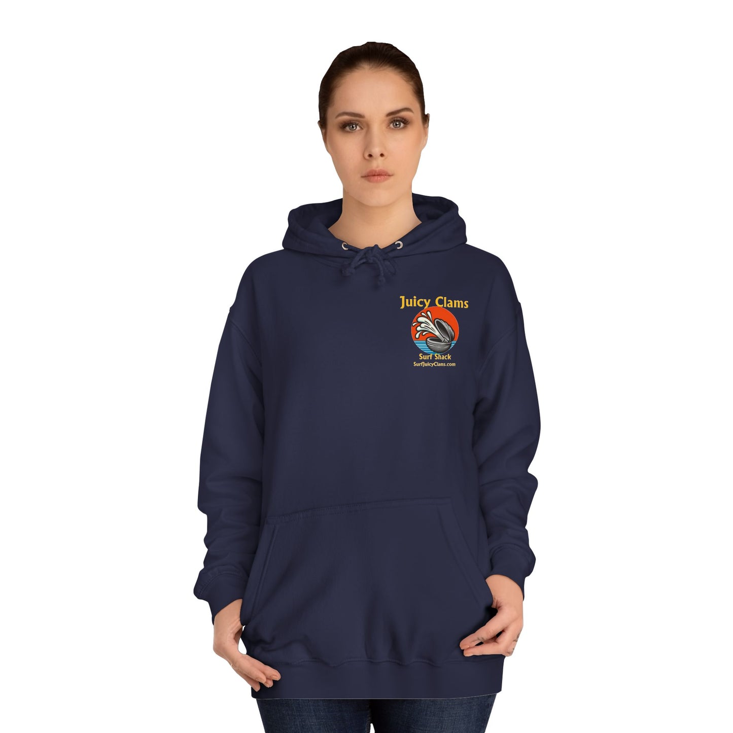 Juicy Clams Unisex College Hoodie (A005)
