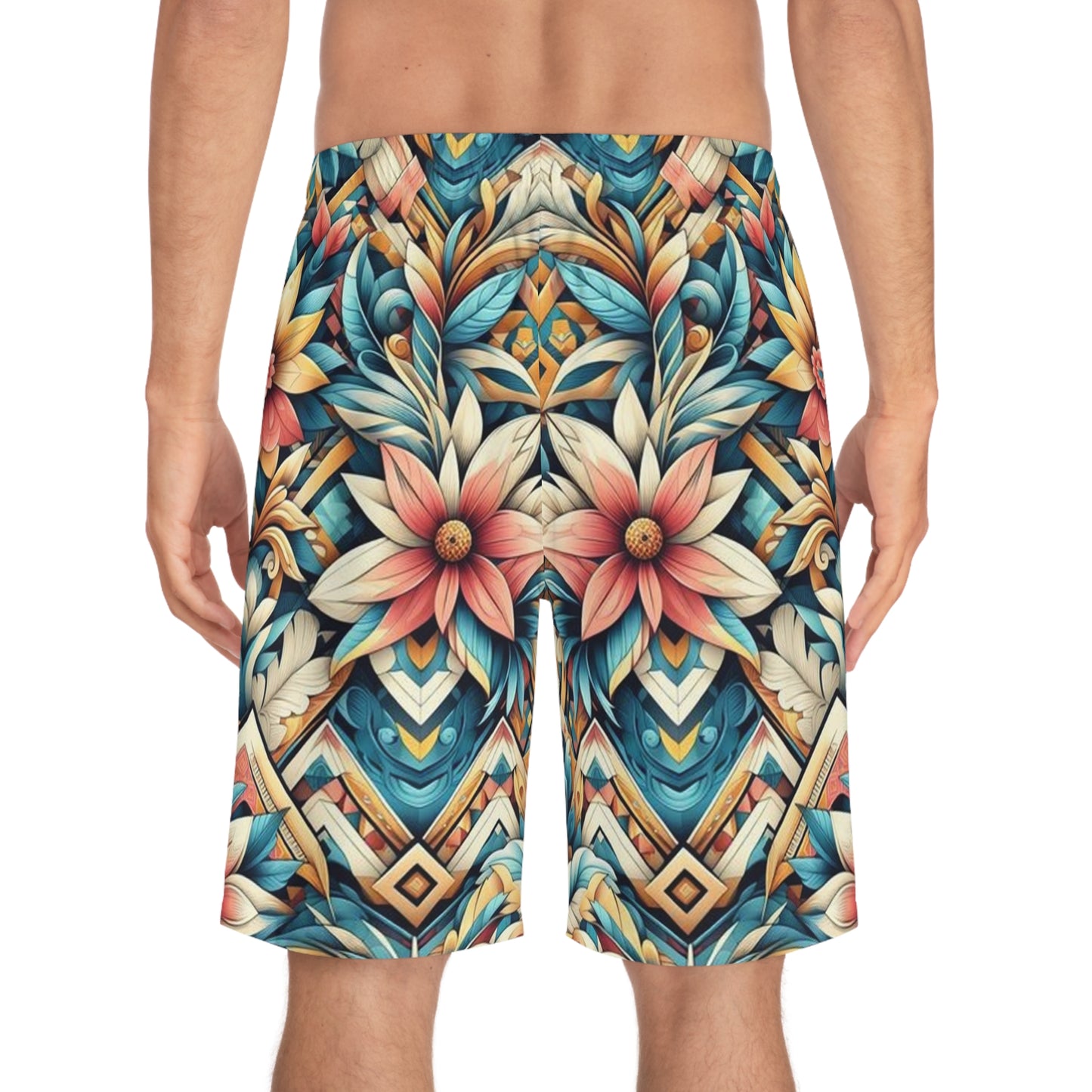 Juicy Clams Men's Board Shorts (H164)