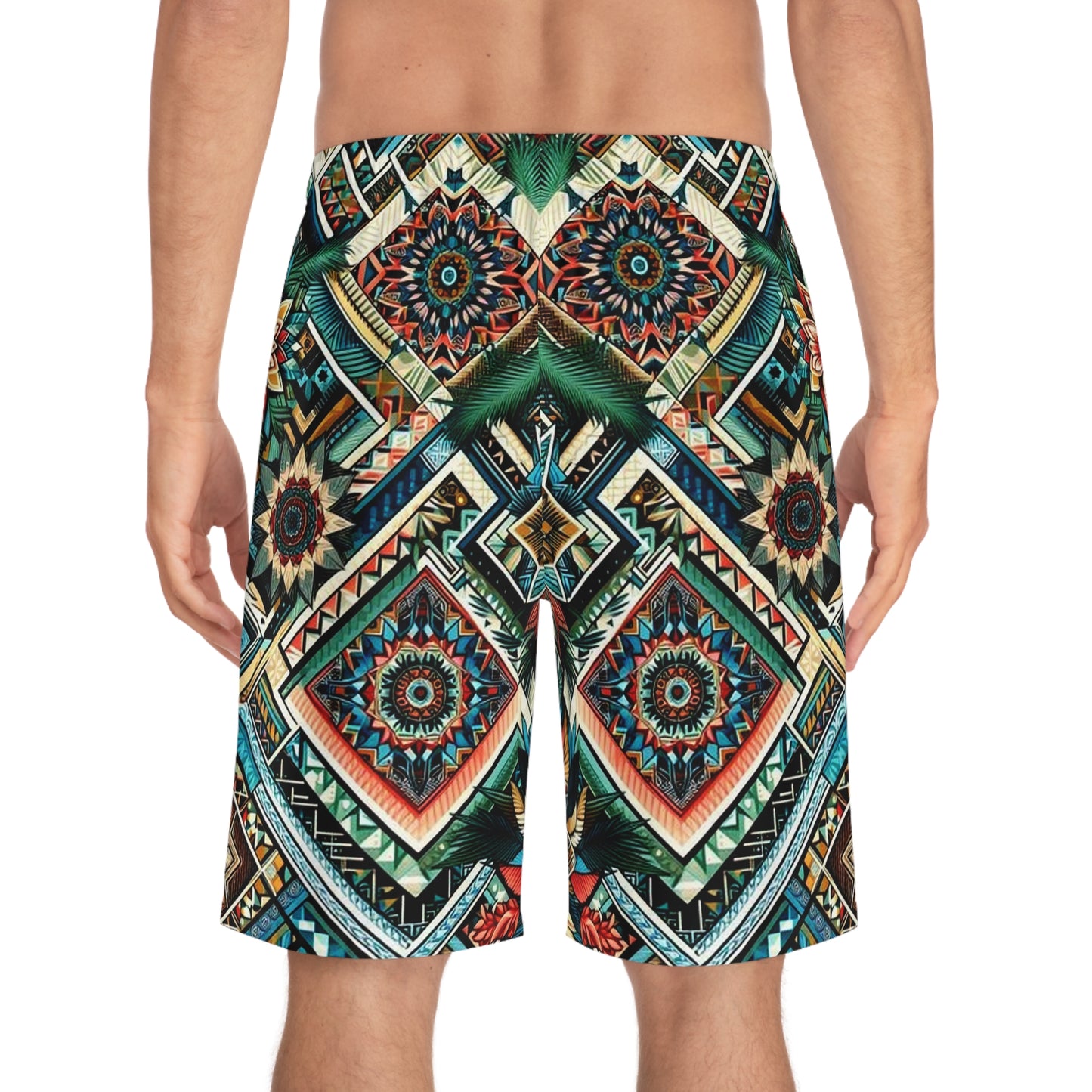 Juicy Clams Men's Board Shorts (H015)