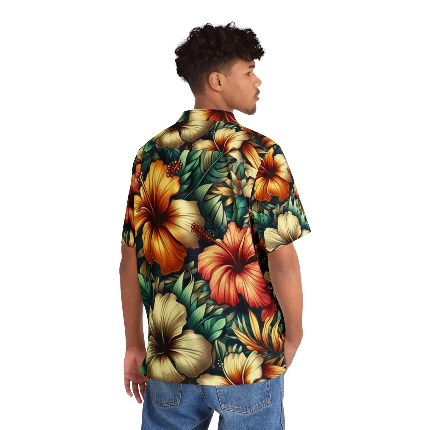 Juicy Clams Men's Hawaiian Shirt (1084)