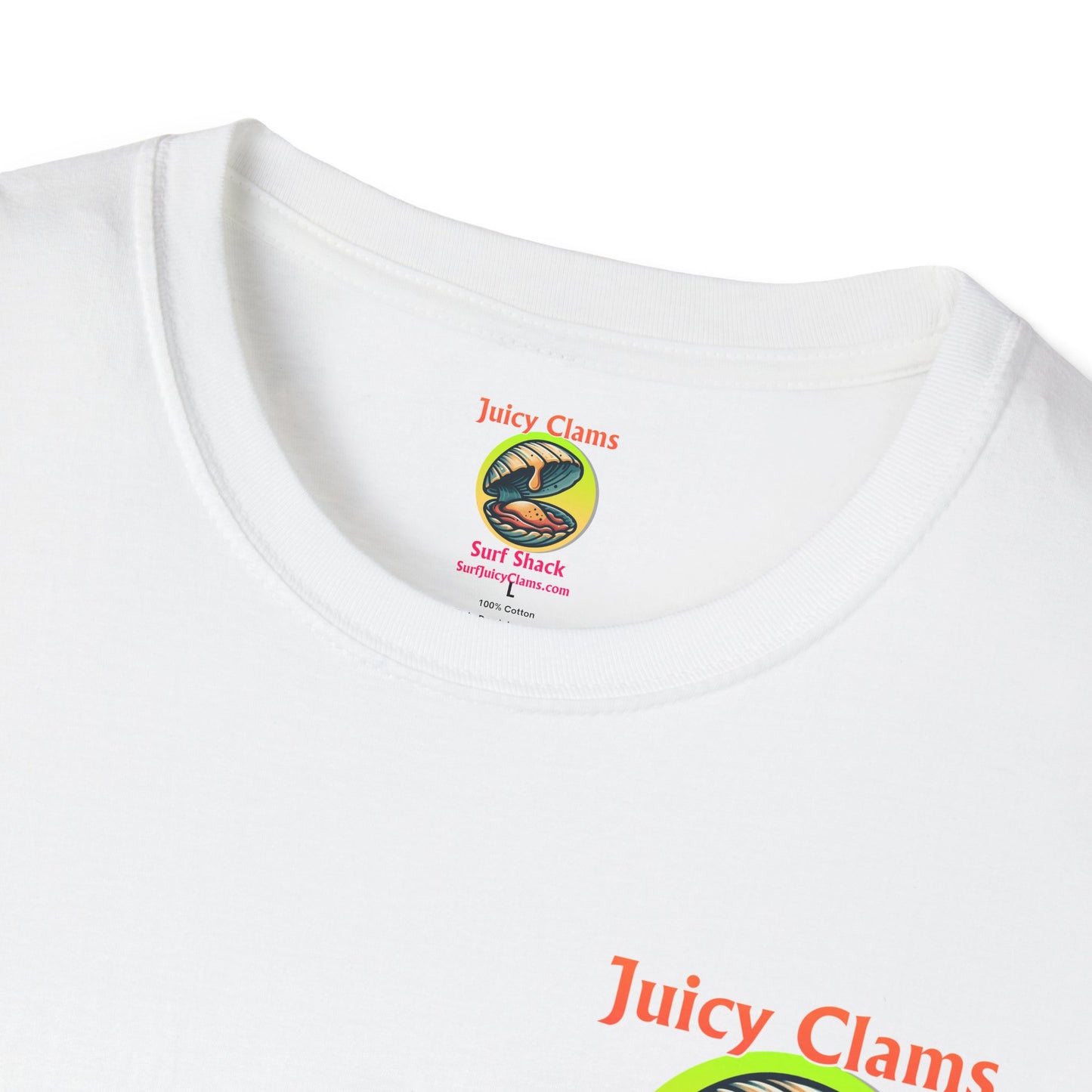 Juicy Clams Unisex Logo T-Shirt (A010)