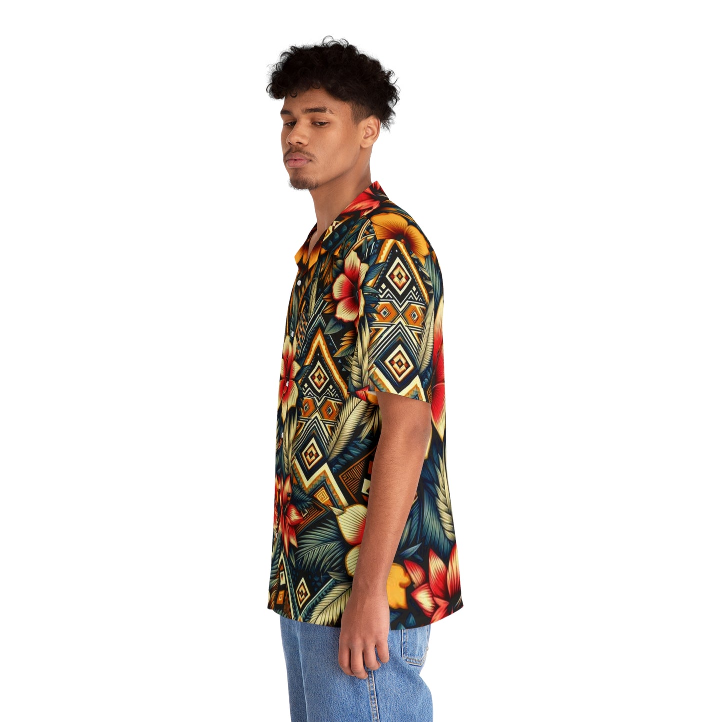 Juicy Clams Men's Hawaiian Shirt (1014)