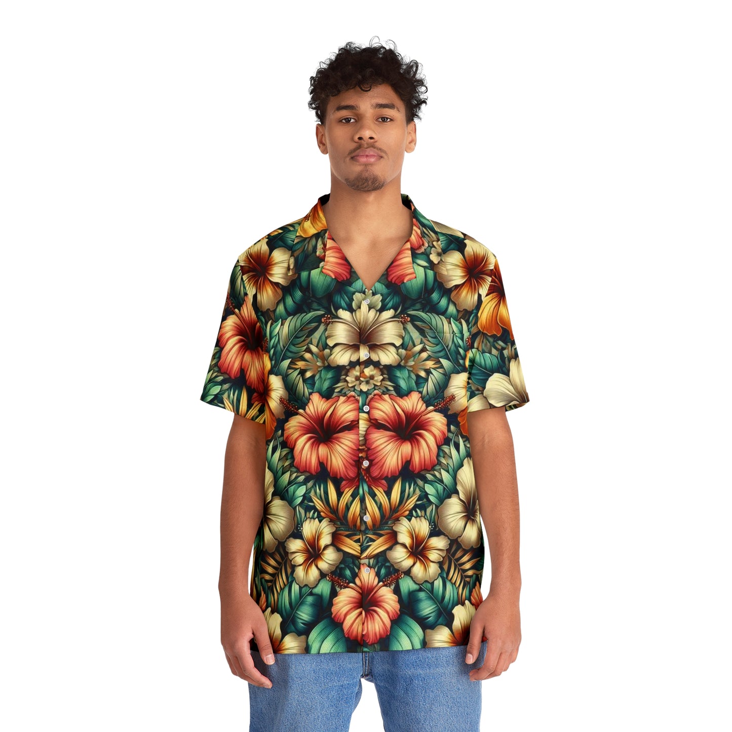 Juicy Clams Men's Hawaiian Shirt (1084)