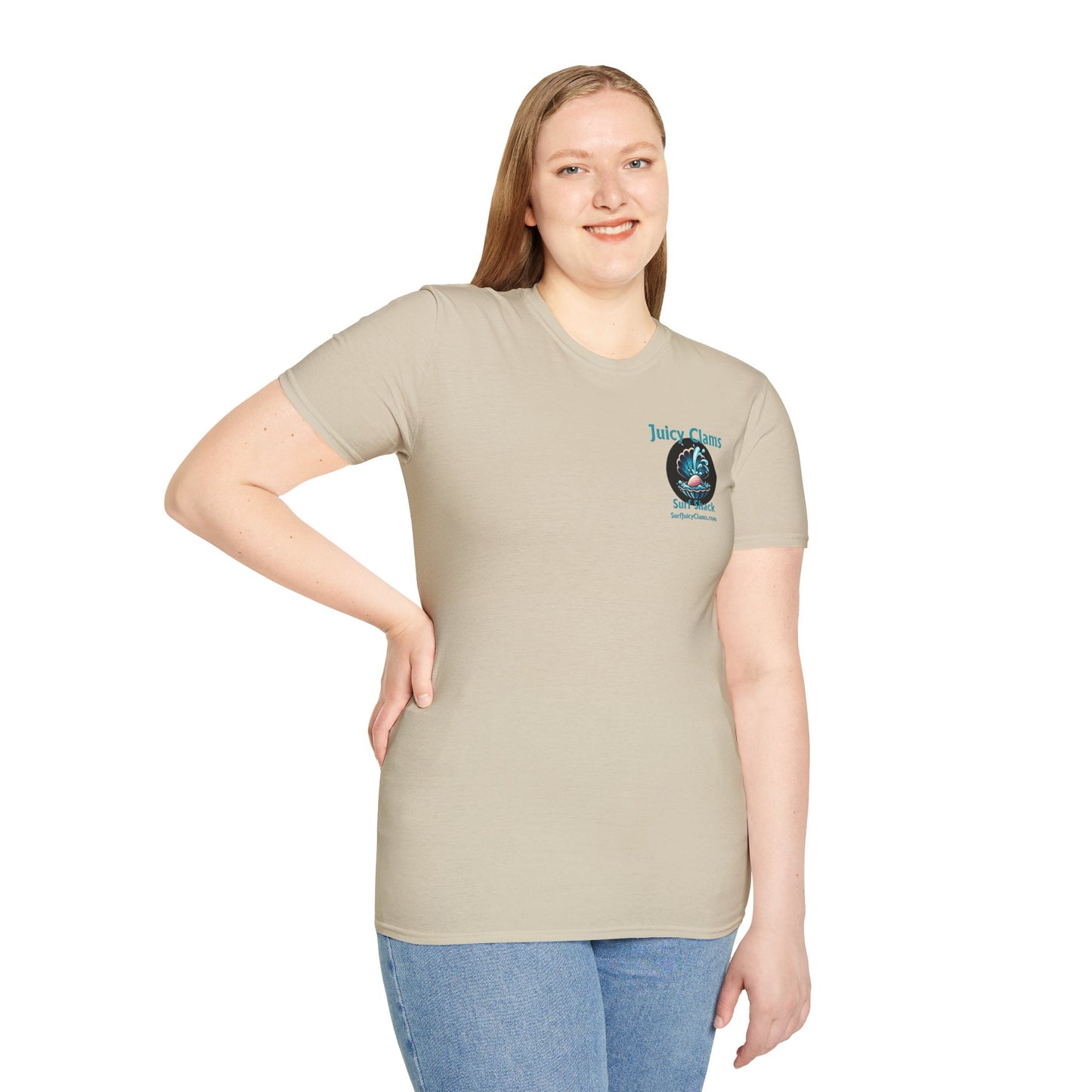 Juicy Clams Unisex Logo T-Shirt (A004)