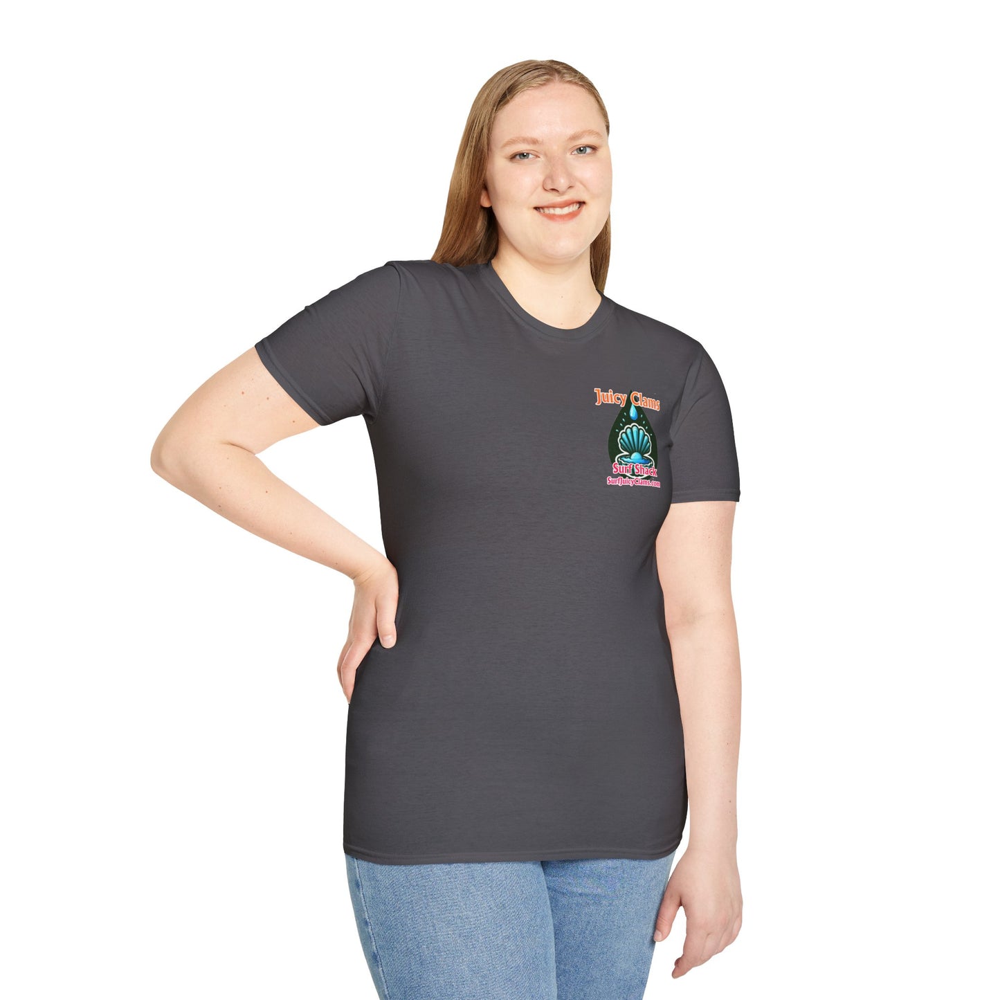 Juicy Clams Unisex Logo T-Shirt (A015)