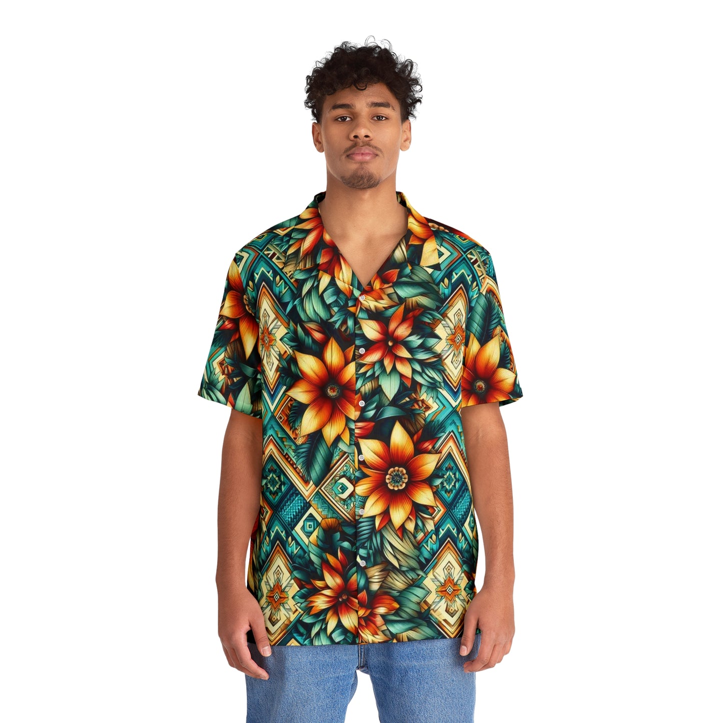 Juicy Clams Men's Hawaiian Shirt (1027)