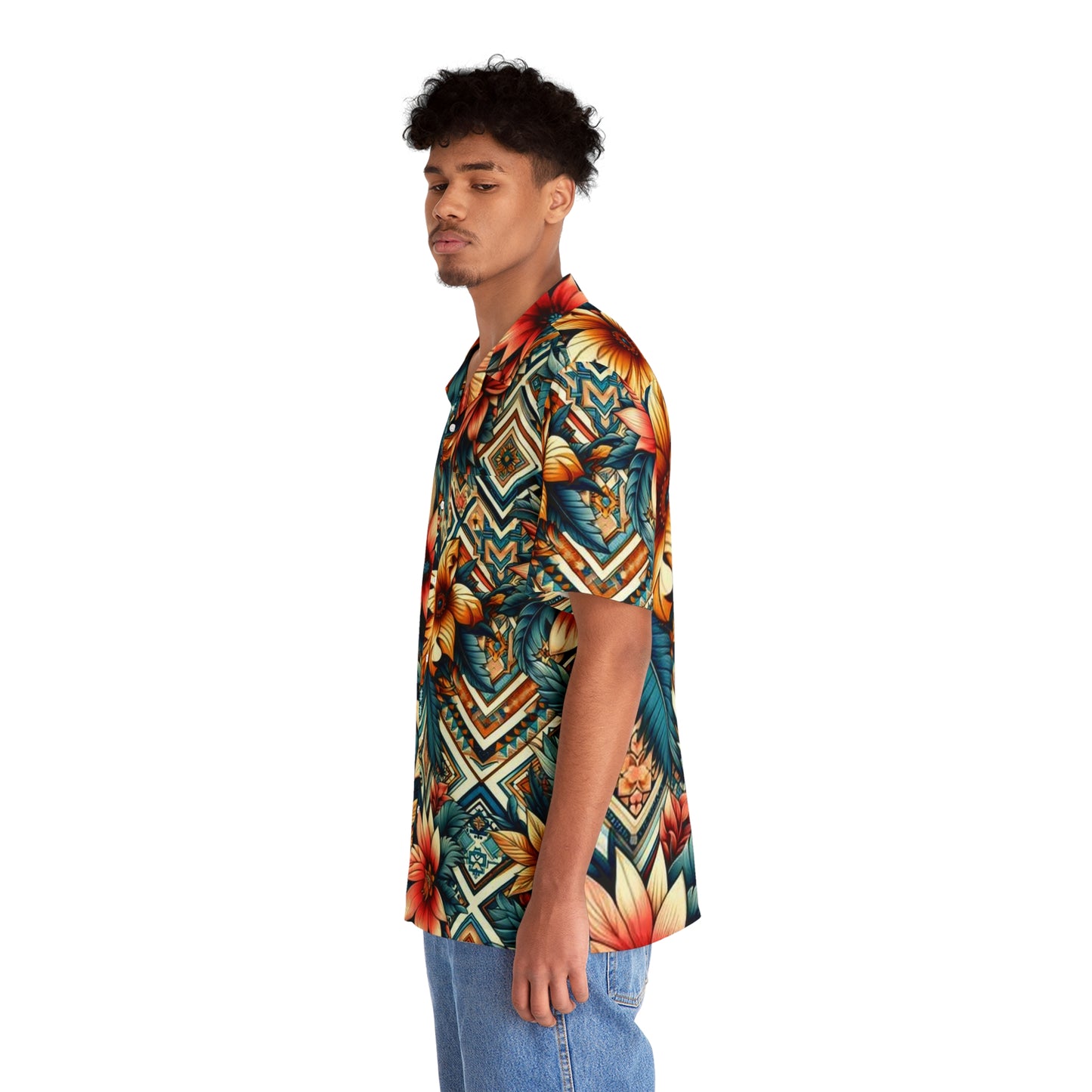 Juicy Clams Men's Hawaiian Shirt (1117)