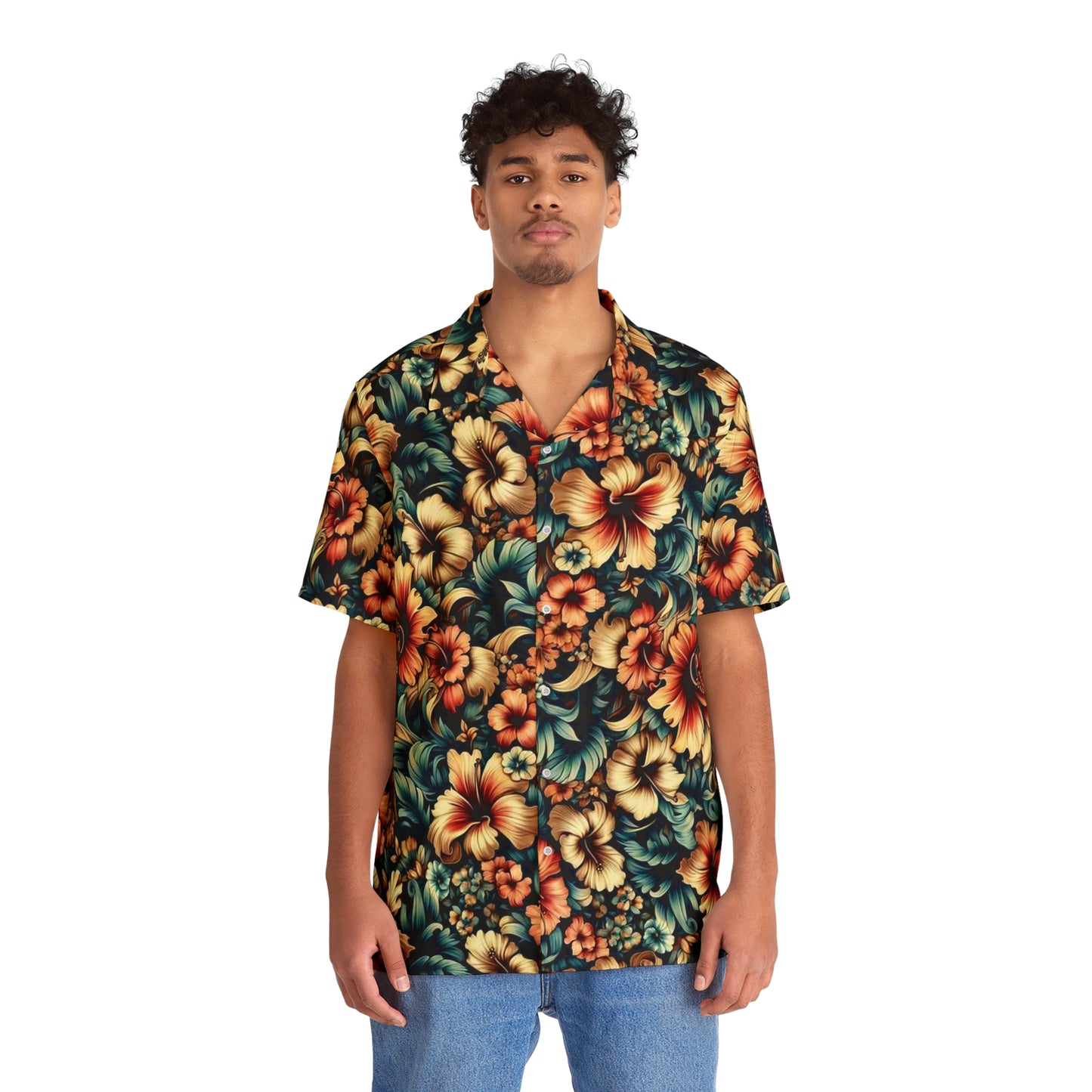 Juicy Clams Men's Hawaiian Shirt (1082)