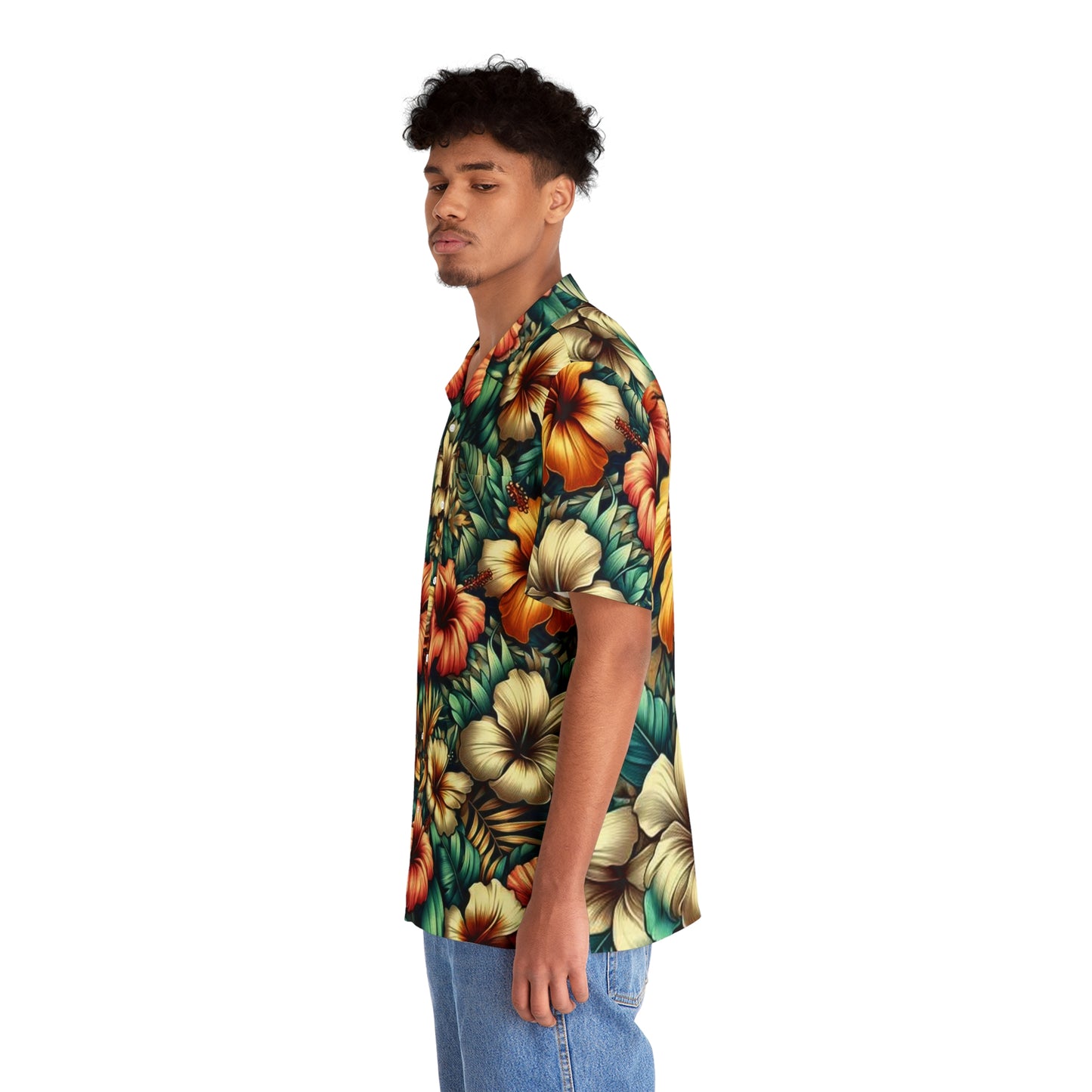 Juicy Clams Men's Hawaiian Shirt (1084)