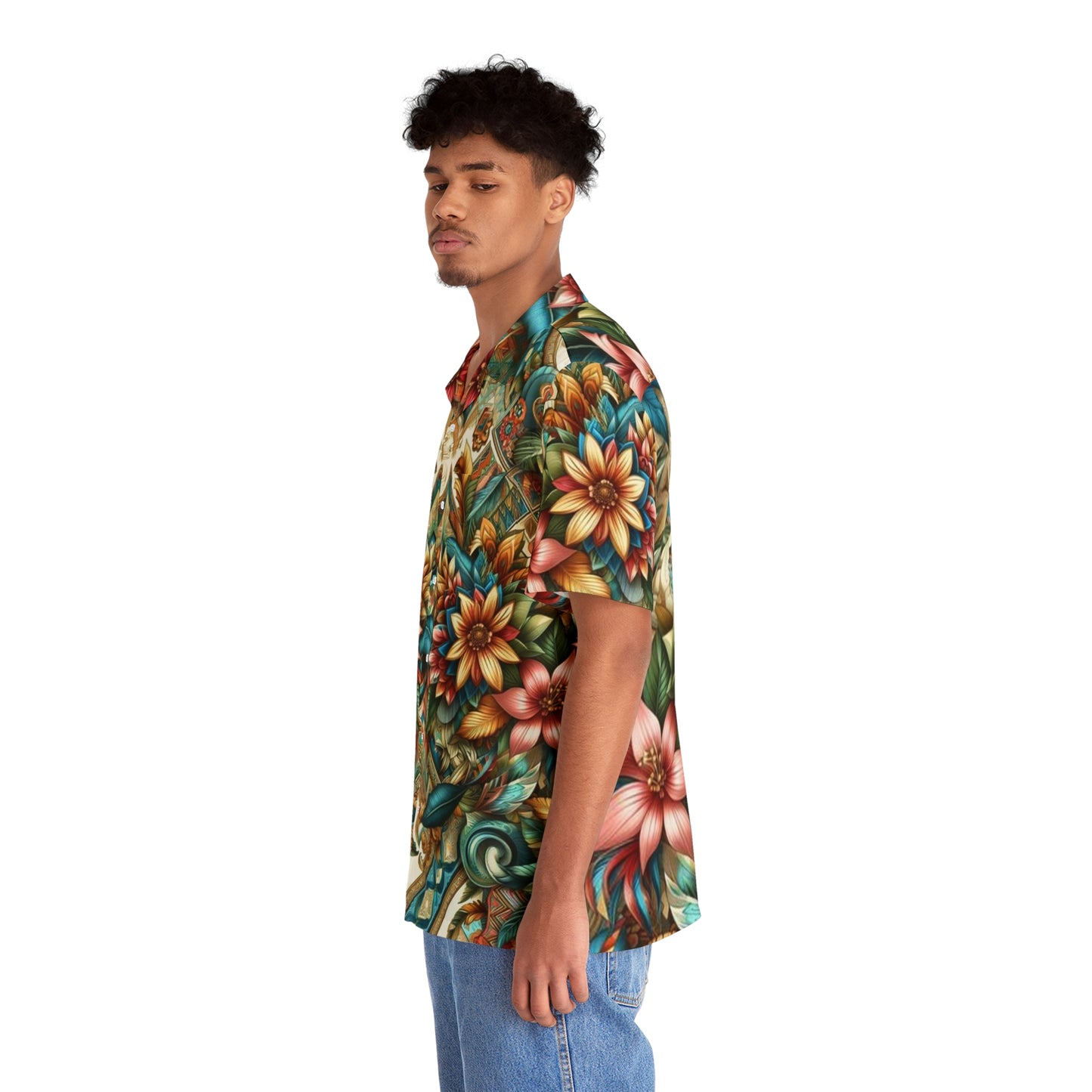 Juicy Clams Men's Hawaiian Shirt (1161)