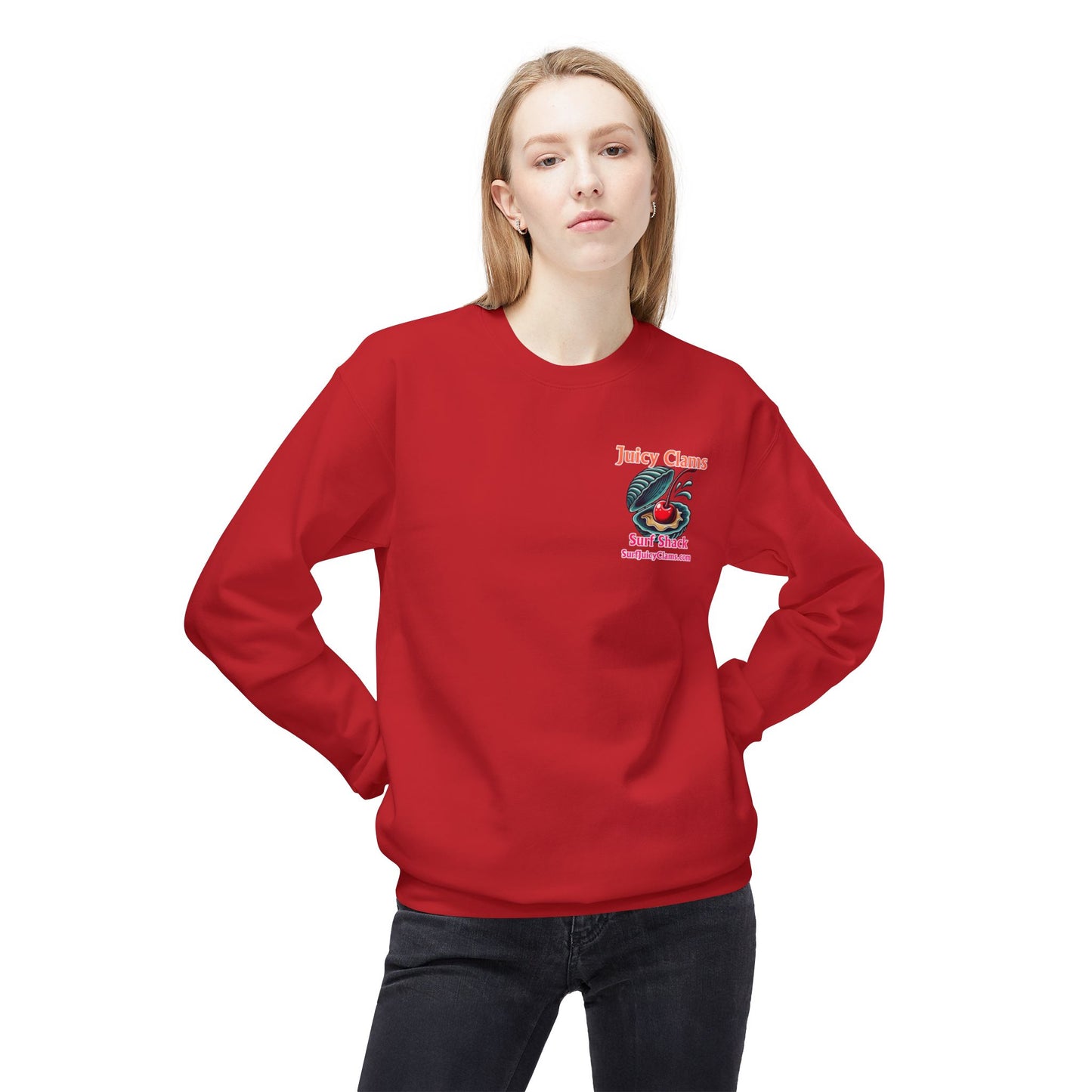 Juicy Clams Unisex Midweight Sweatshirt (A016)