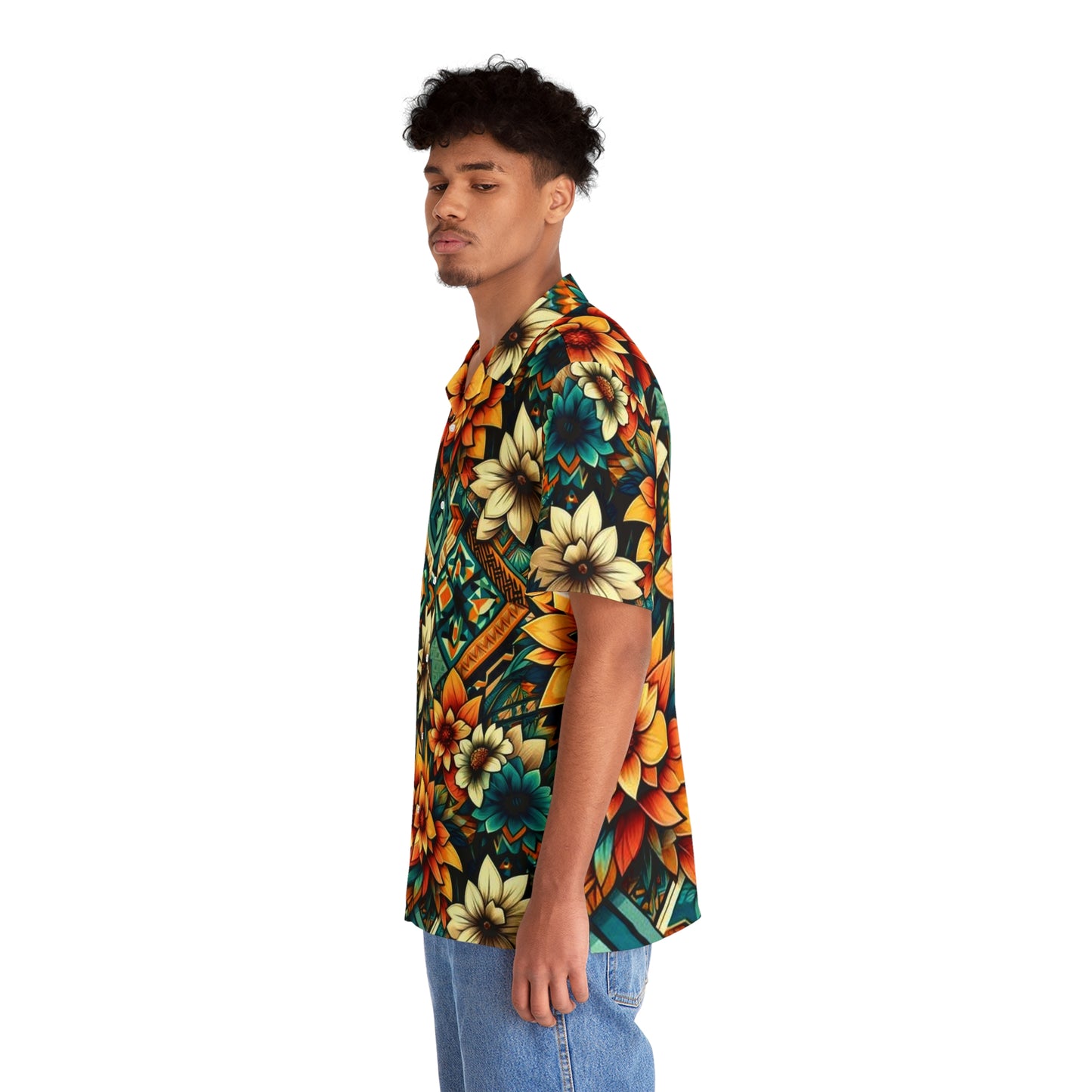 Juicy Clams Men's Hawaiian Shirt (1023)