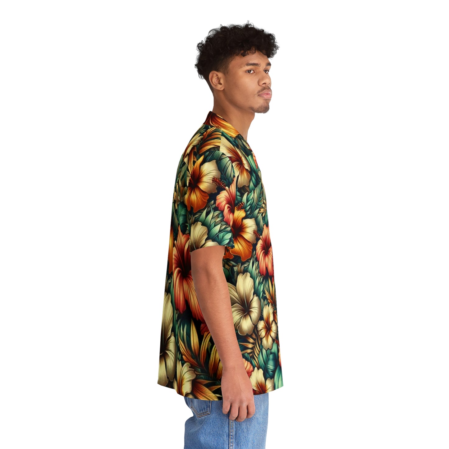Juicy Clams Men's Hawaiian Shirt (1084)