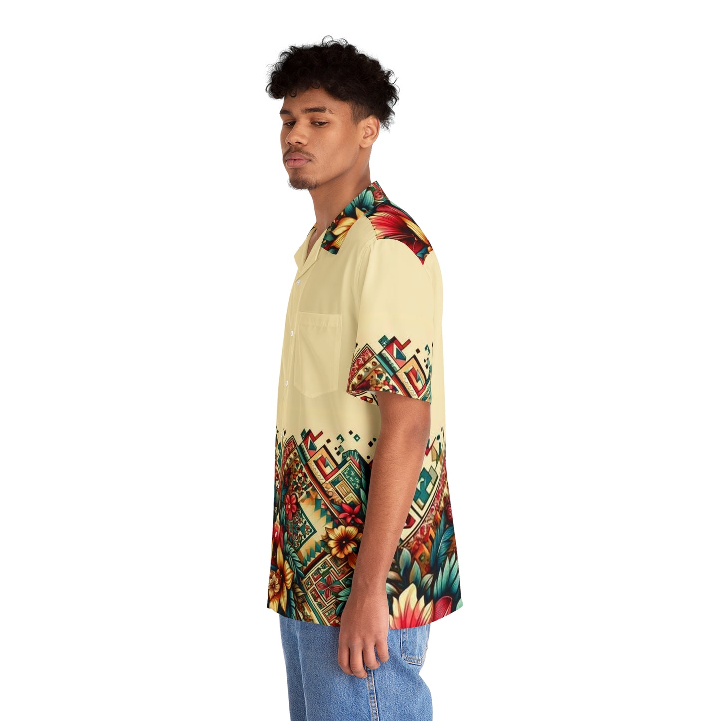 Juicy Clams Men's Hawaiian Shirt (1150)