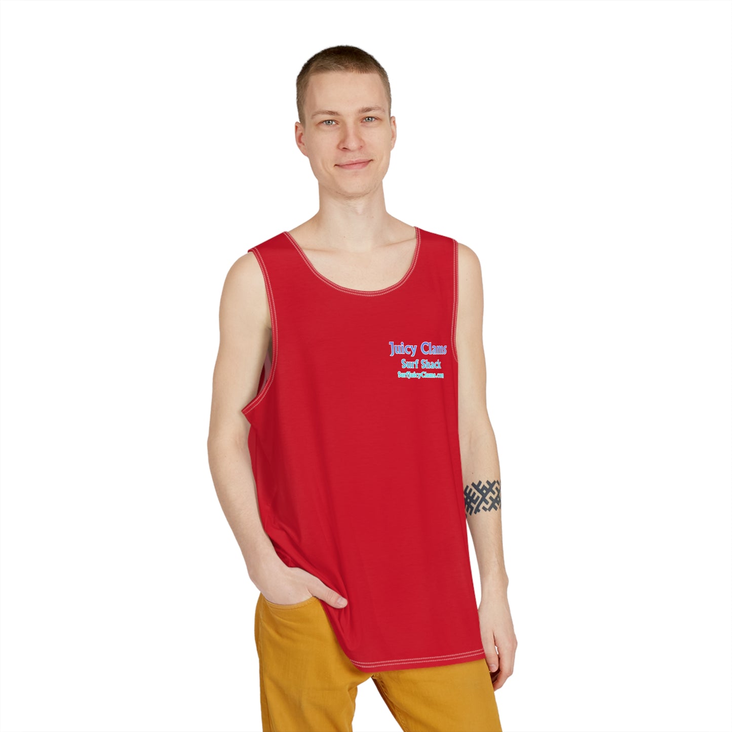 Juicy Clams Men's Logo Tank (A201)