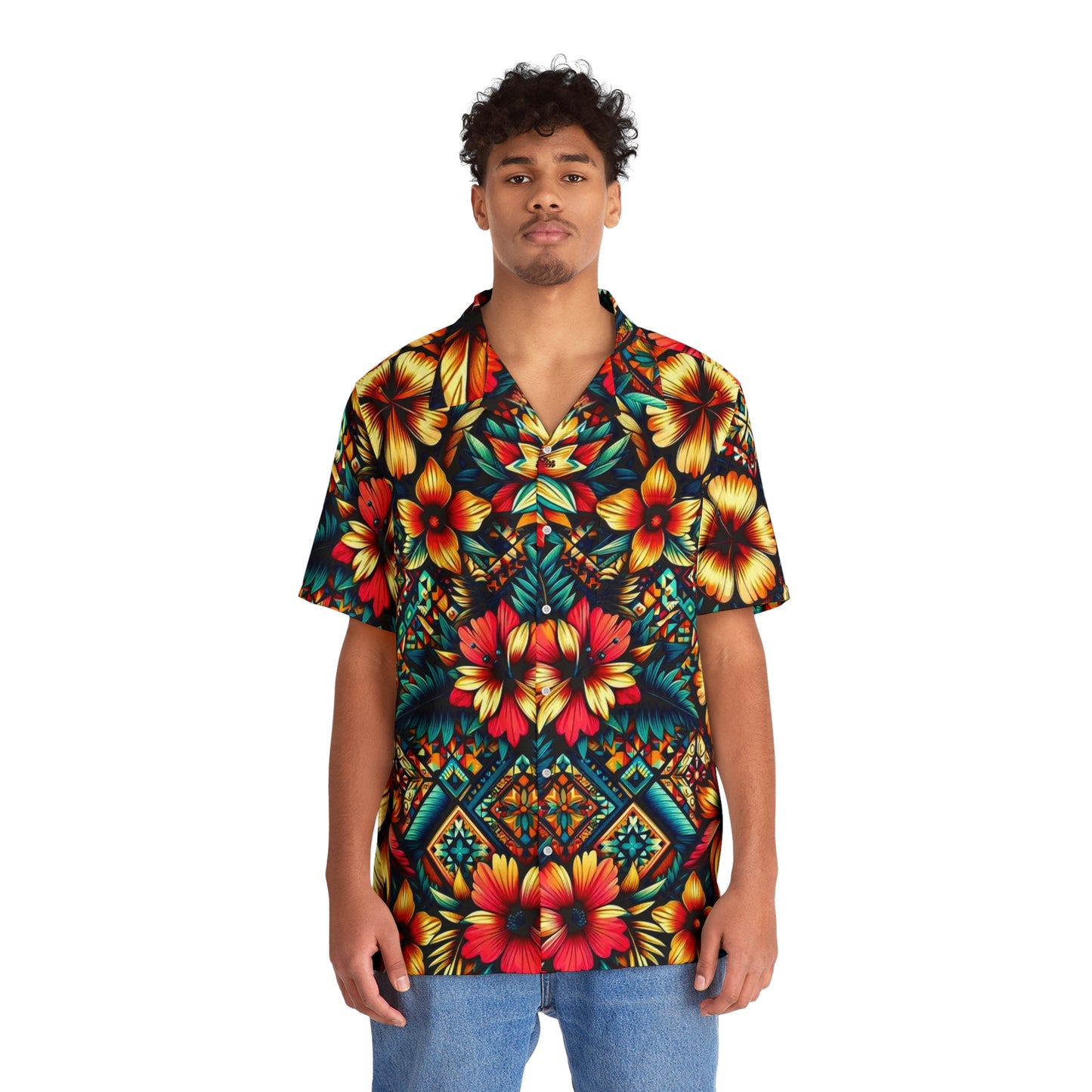 Juicy Clams Men's Hawaiian Shirt (1087)