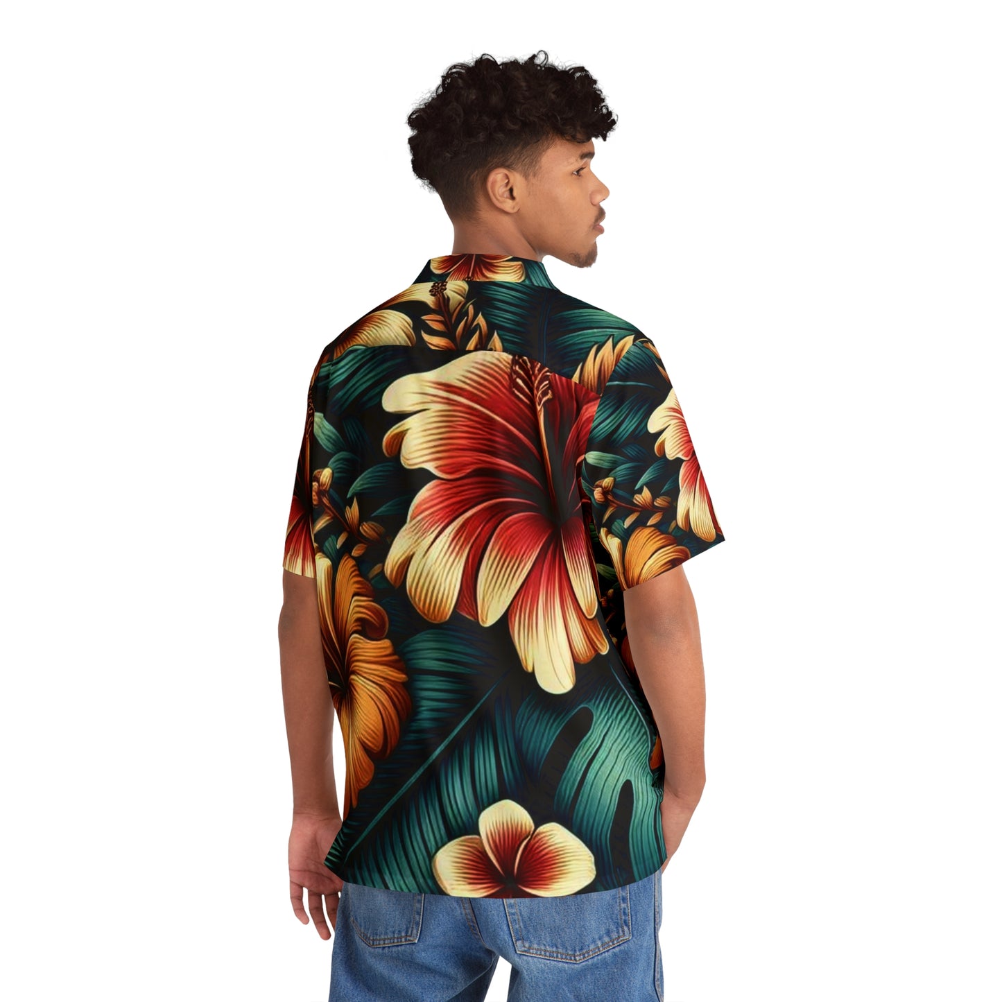 Juicy Clams Men's Hawaiian Shirt (1093)