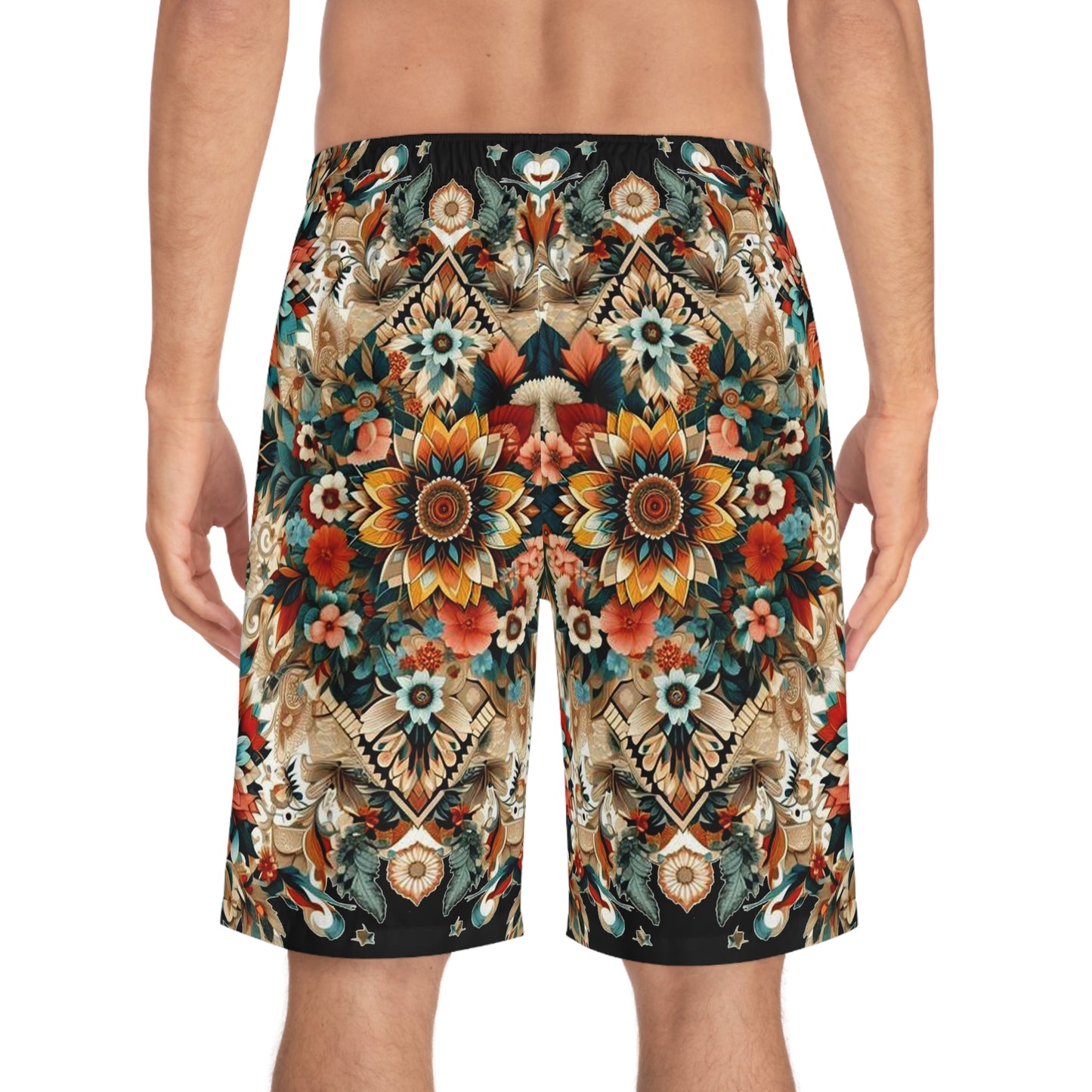 Juicy Clams Men's Board Shorts (H066)
