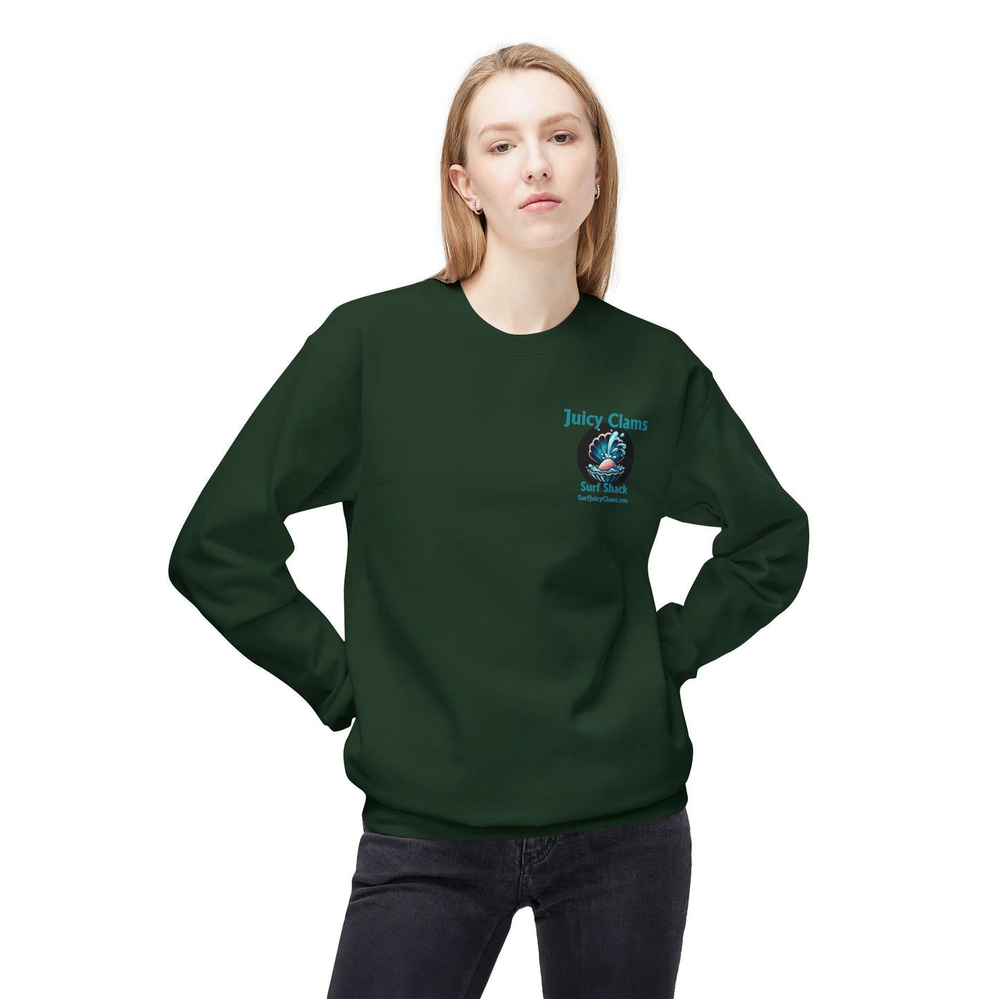 Juicy Clams Unisex Midweight Sweatshirt (A004)