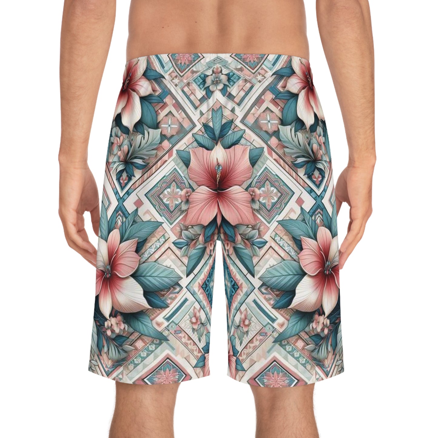 Juicy Clams Men's Board Shorts (H165)