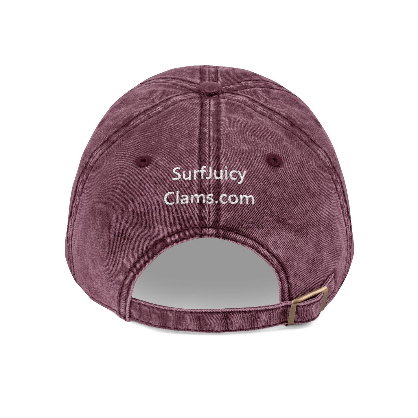 Juicy Clams Embroidered Vintage Cap (E005)