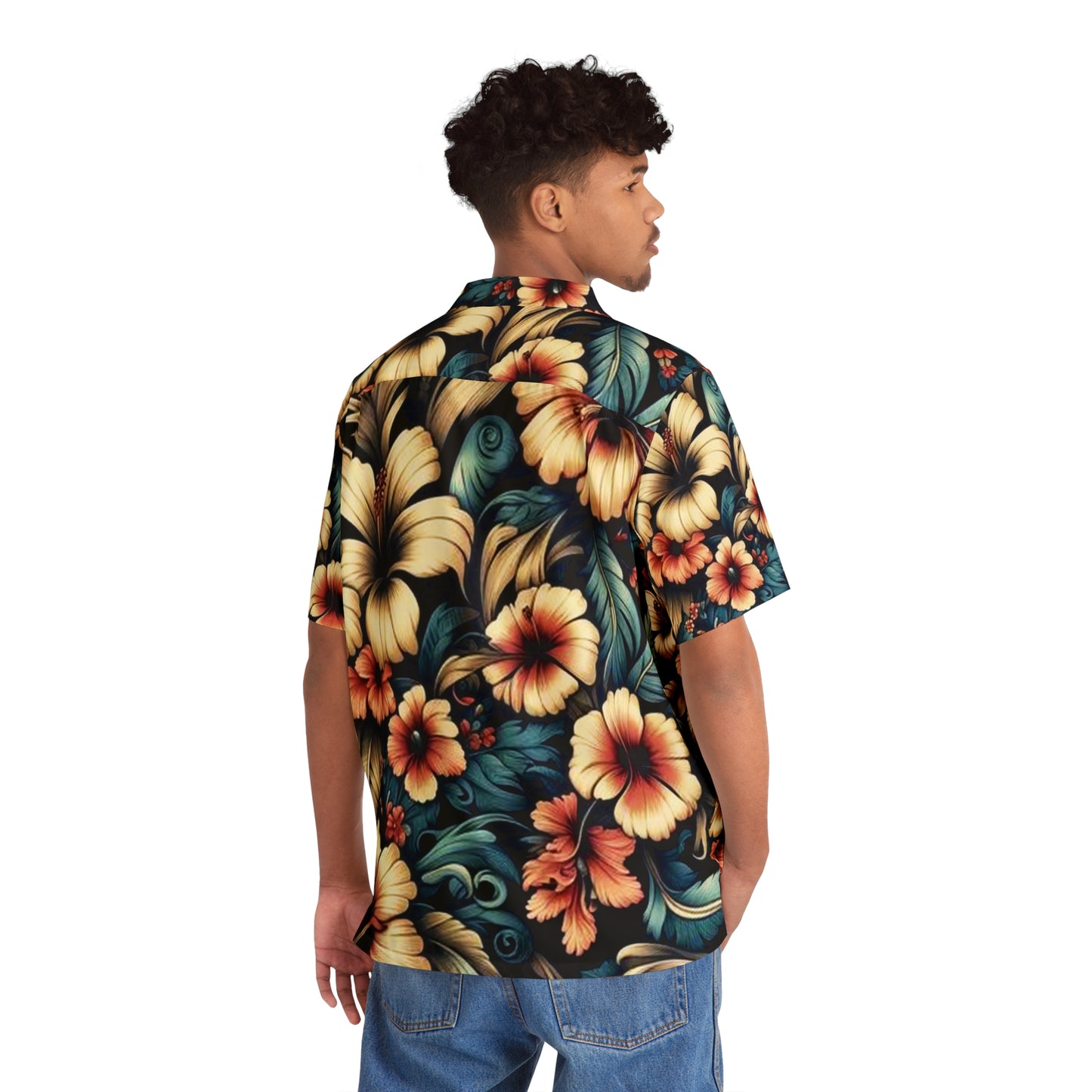 Juicy Clams Men's Hawaiian Shirt (1126)