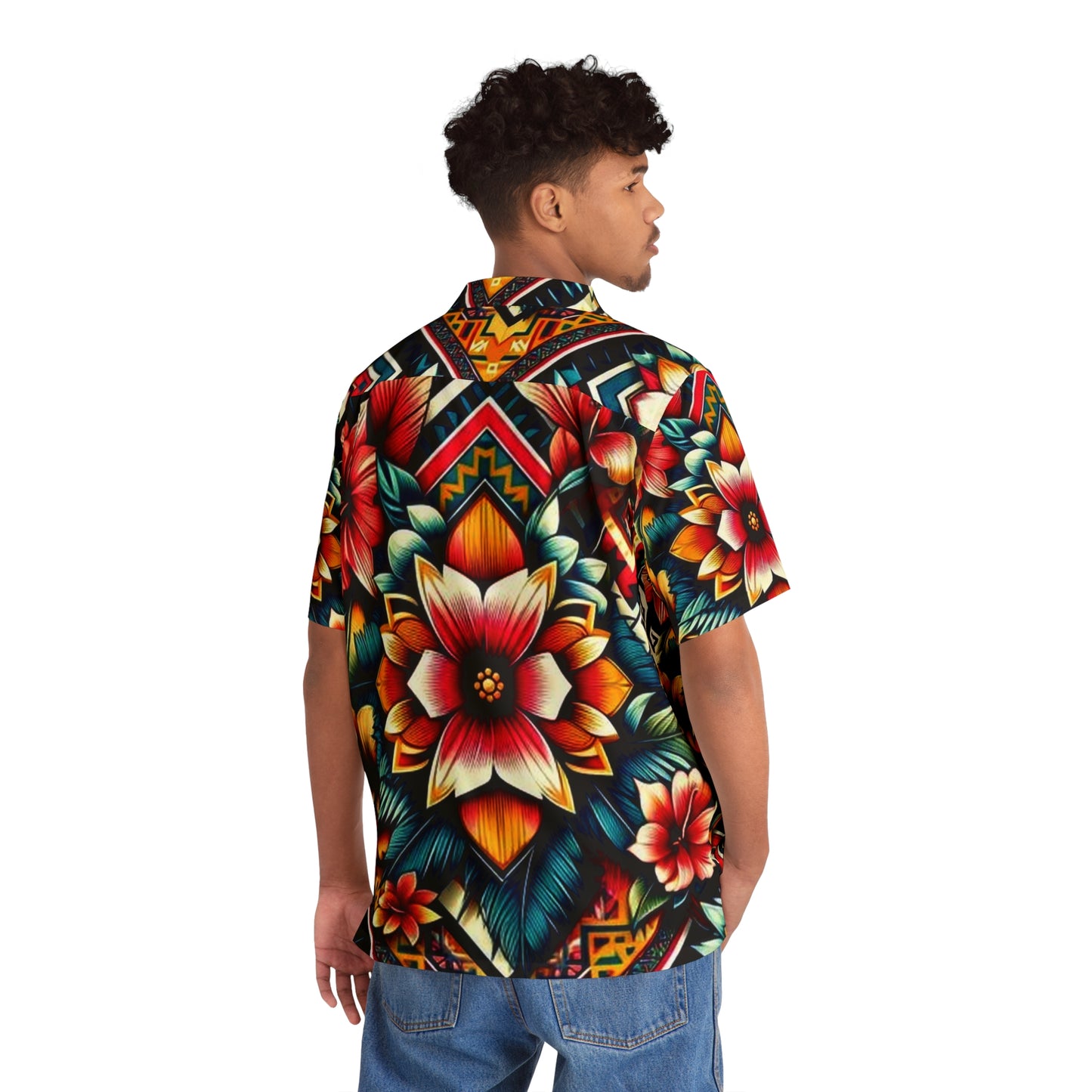 Juicy Clams Men's Hawaiian Shirt (1086)