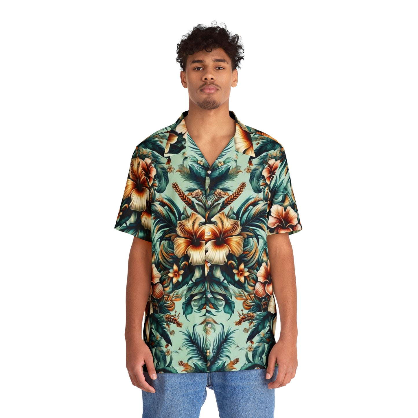 Juicy Clams Men's Hawaiian Shirt (1094)
