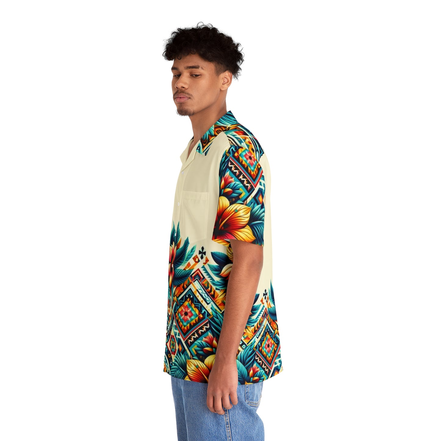 Juicy Clams Men's Hawaiian Shirt (H007)