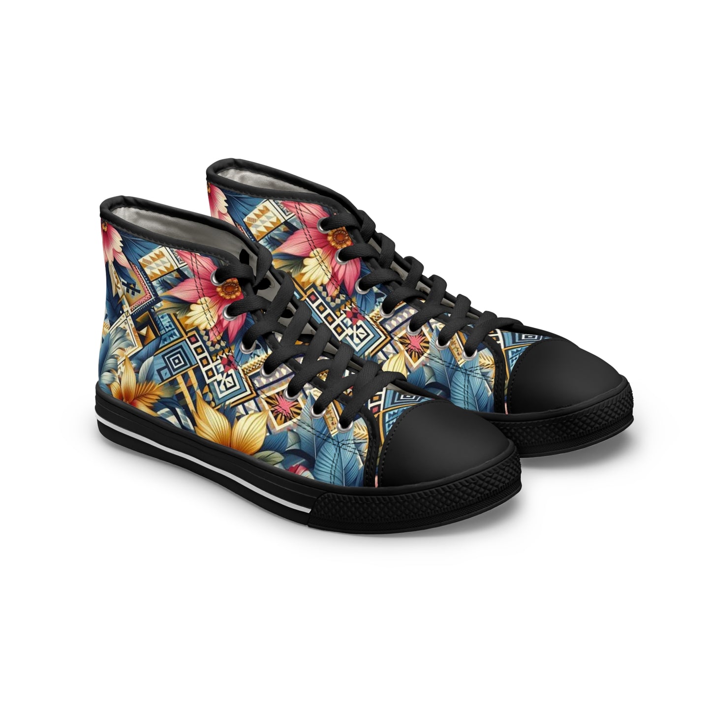 Juicy Clams Women's High Top Sneakers (1075)