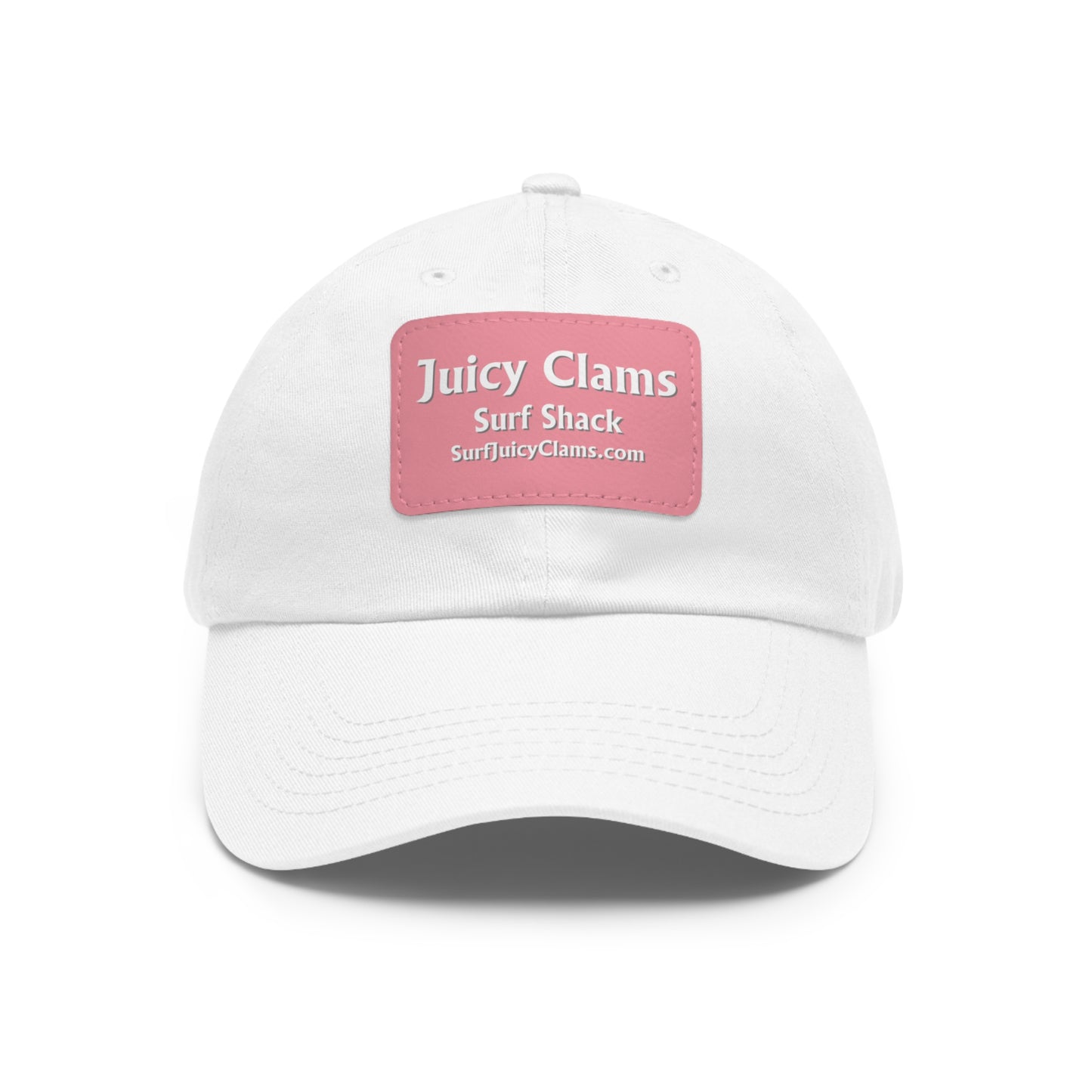 Juicy Clams Ball Cap with Pink Patch