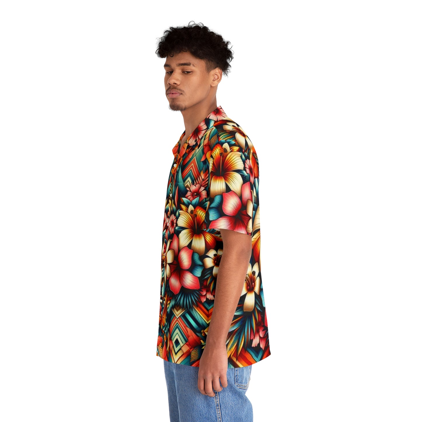 Juicy Clams Men's Hawaiian Shirt (1116)
