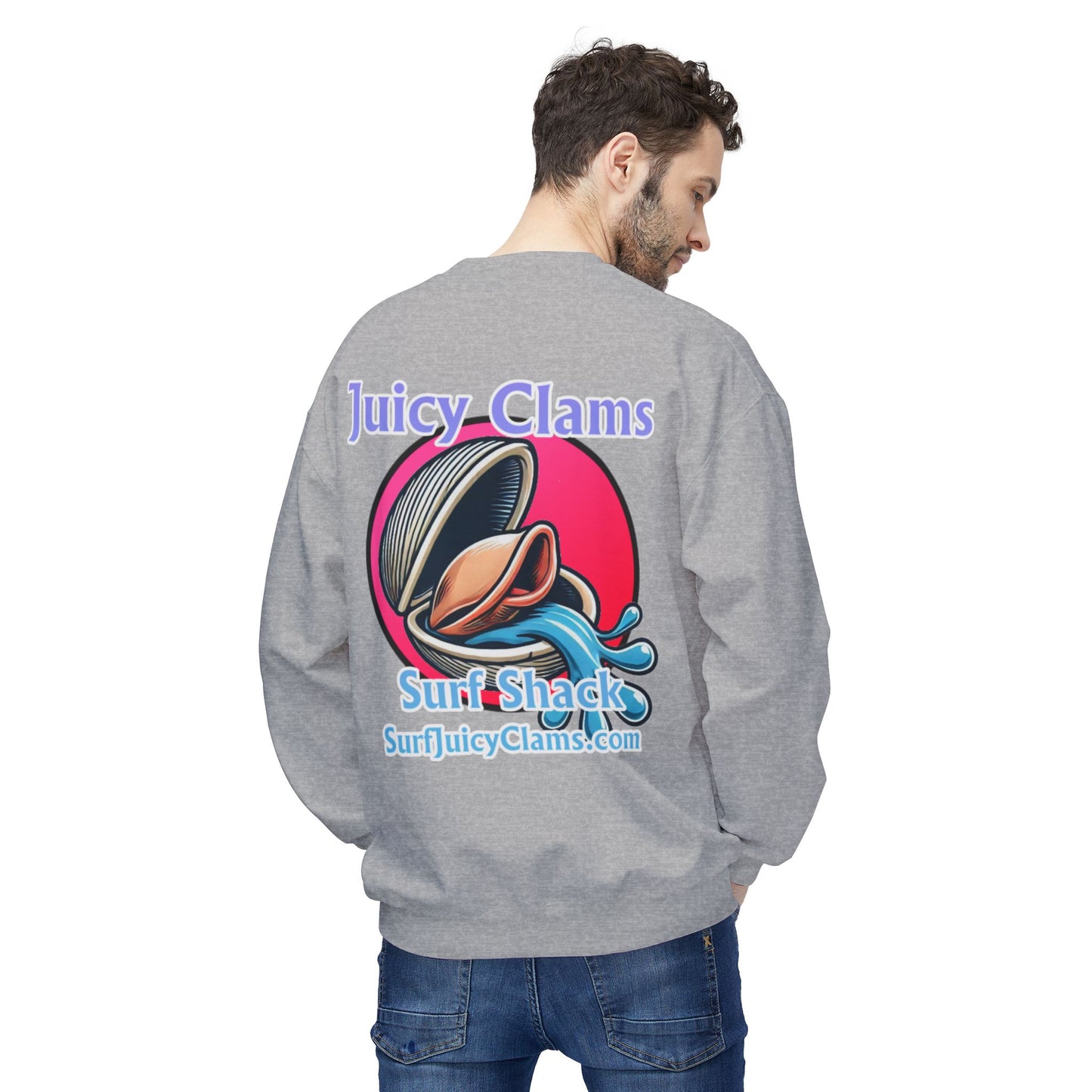 Juicy Clams Unisex Midweight Sweatshirt (A007)