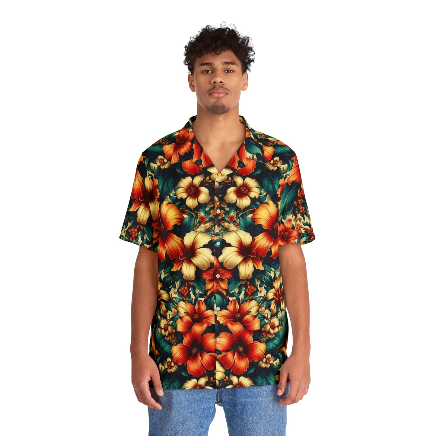 Juicy Clams Men's Hawaiian Shirt (1089)