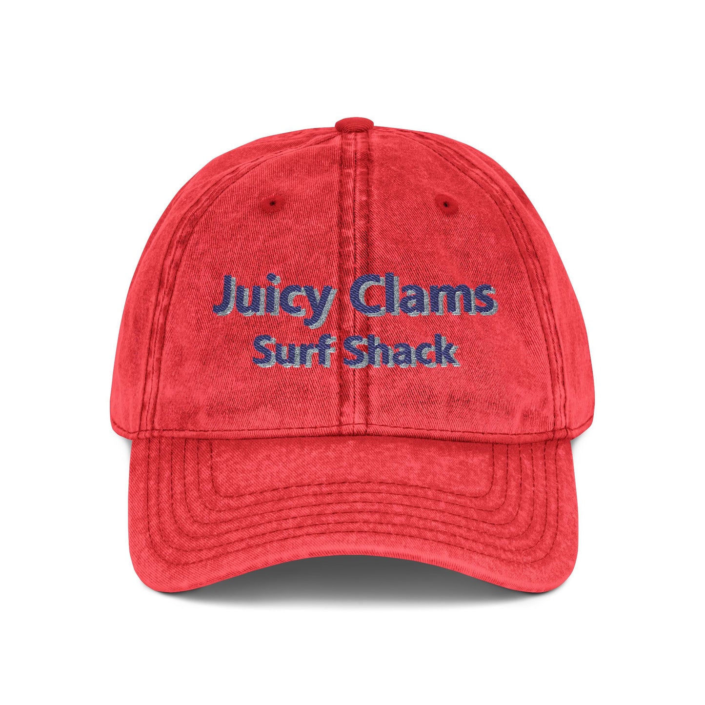 Juicy Clams Embroidered Vintage Cap (E002)