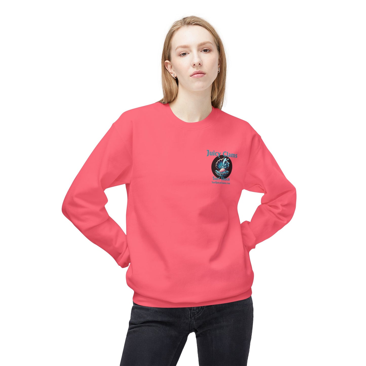 Juicy Clams Unisex Midweight Sweatshirt (A004)
