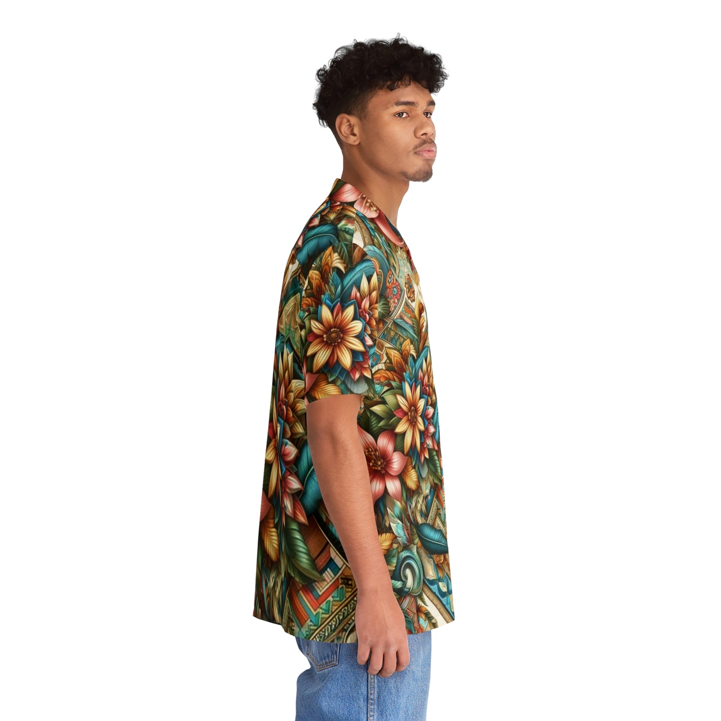 Juicy Clams Men's Hawaiian Shirt (1161)