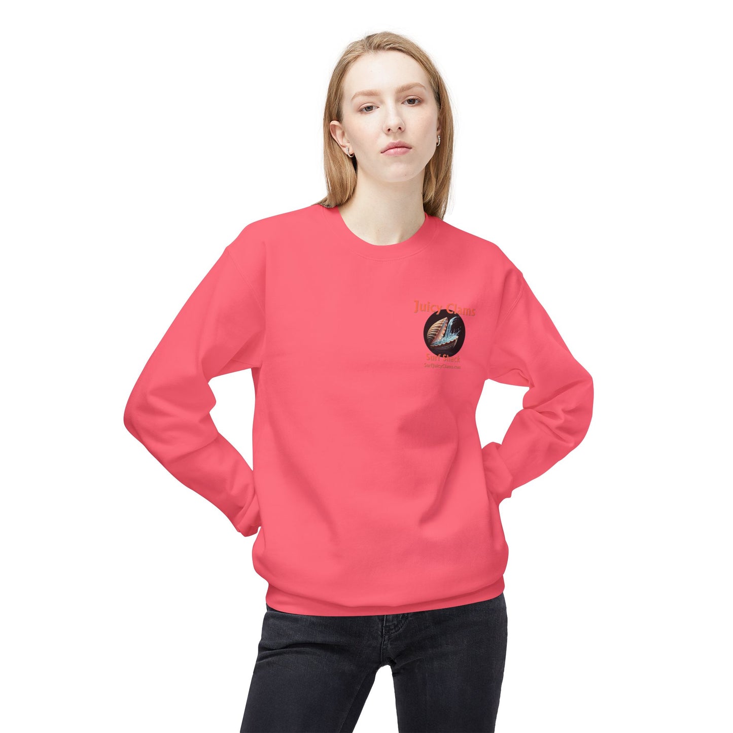 Juicy Clams Unisex Midweight Sweatshirt (A011)