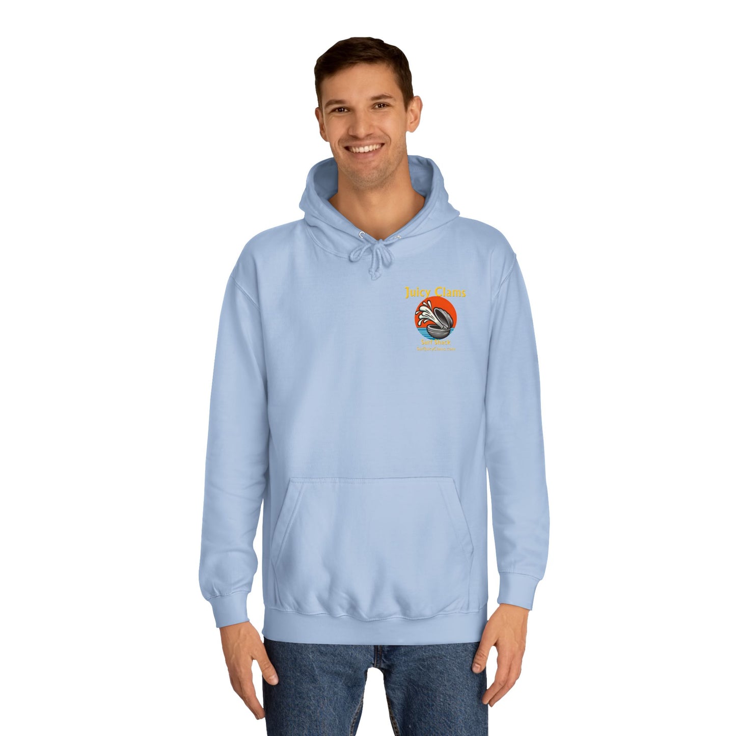 Juicy Clams Unisex College Hoodie (A005)
