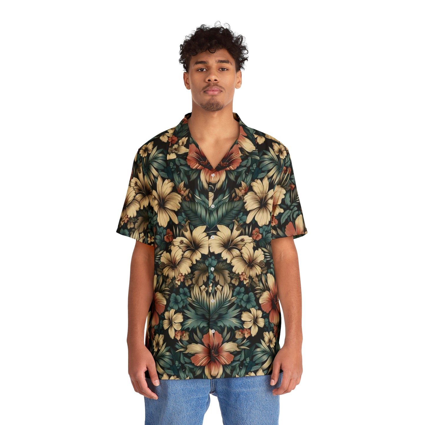 Juicy Clams Men's Hawaiian Shirt (1097)