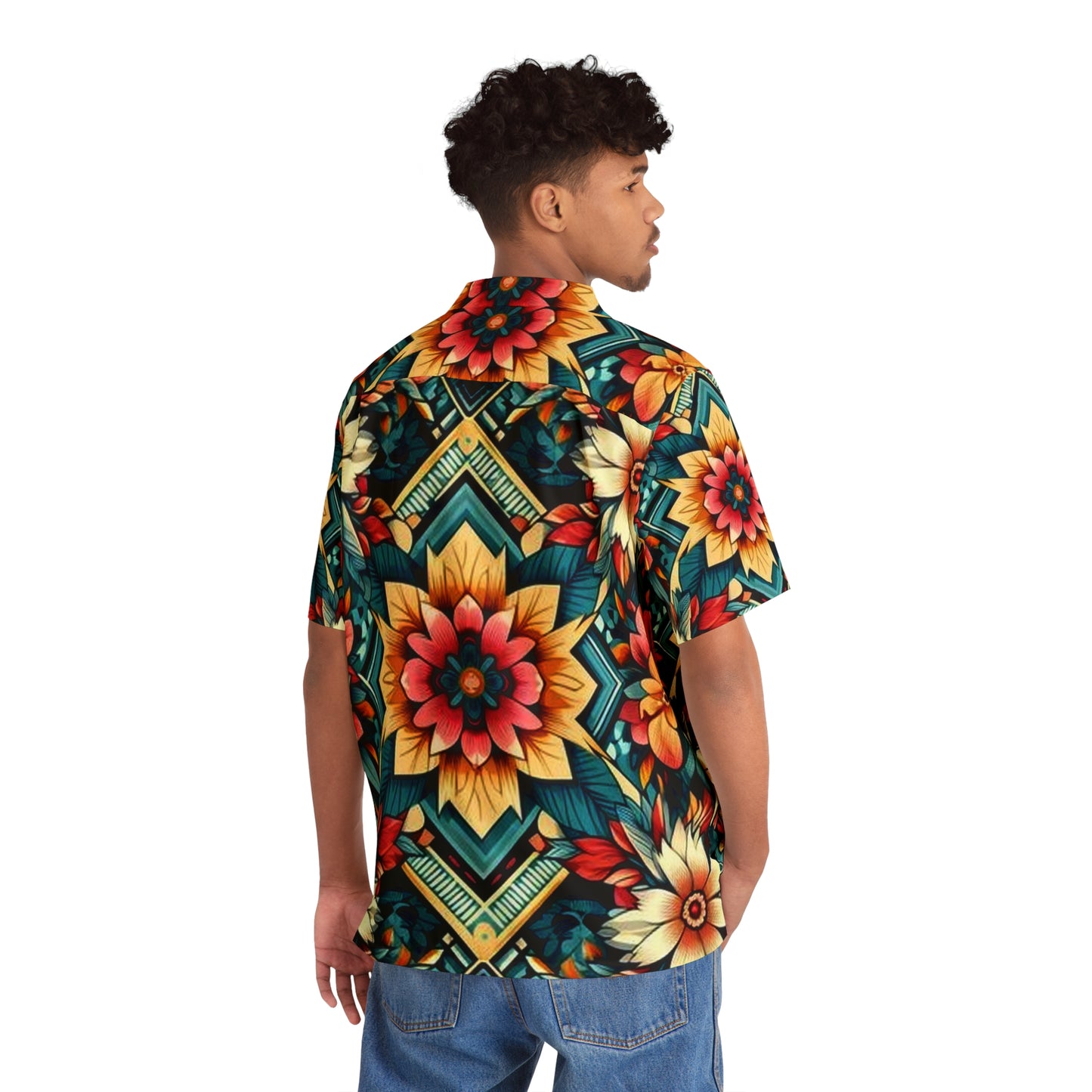 Juicy Clams Men's Hawaiian Shirt (1010)