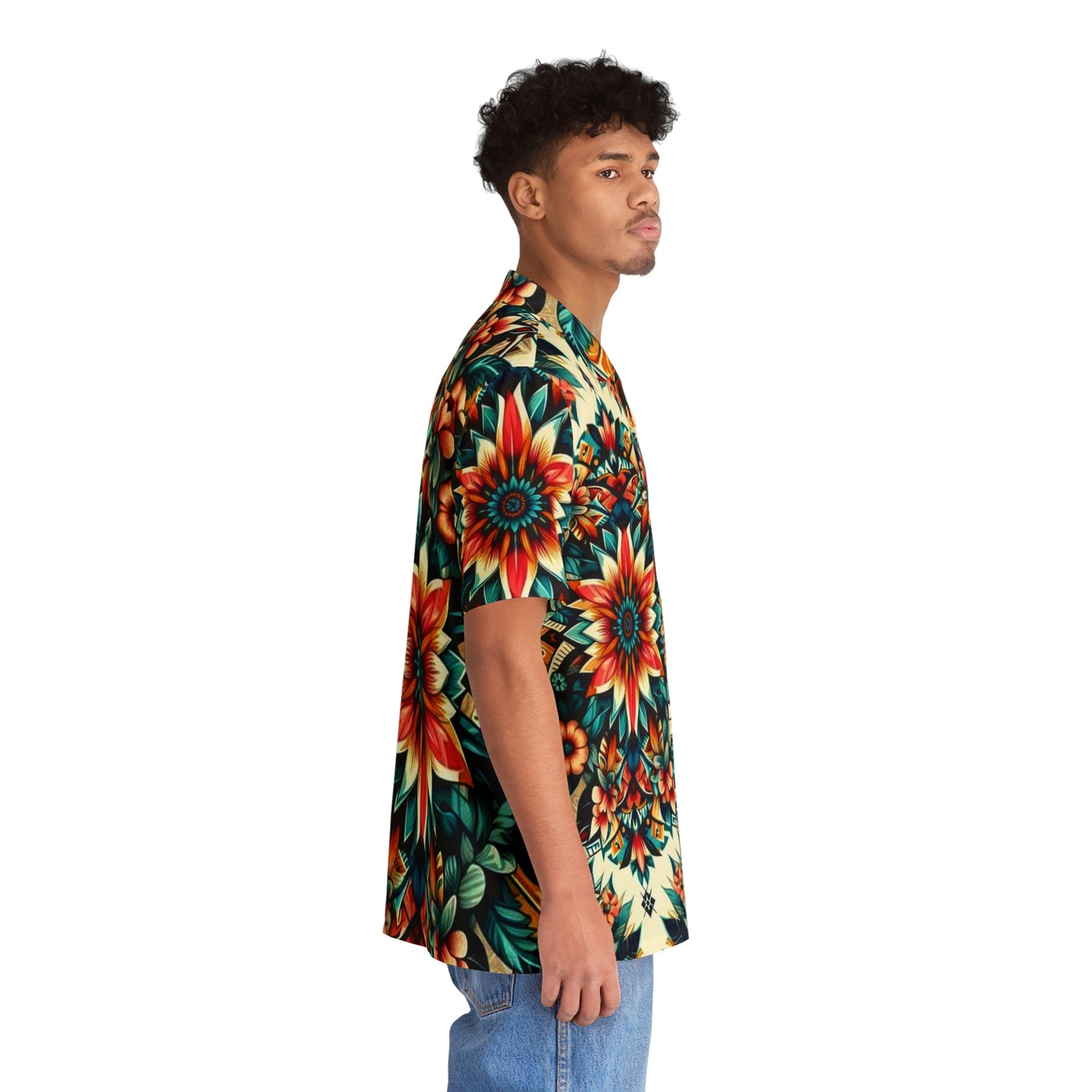 Juicy Clams Men's Hawaiian Shirt (1025)