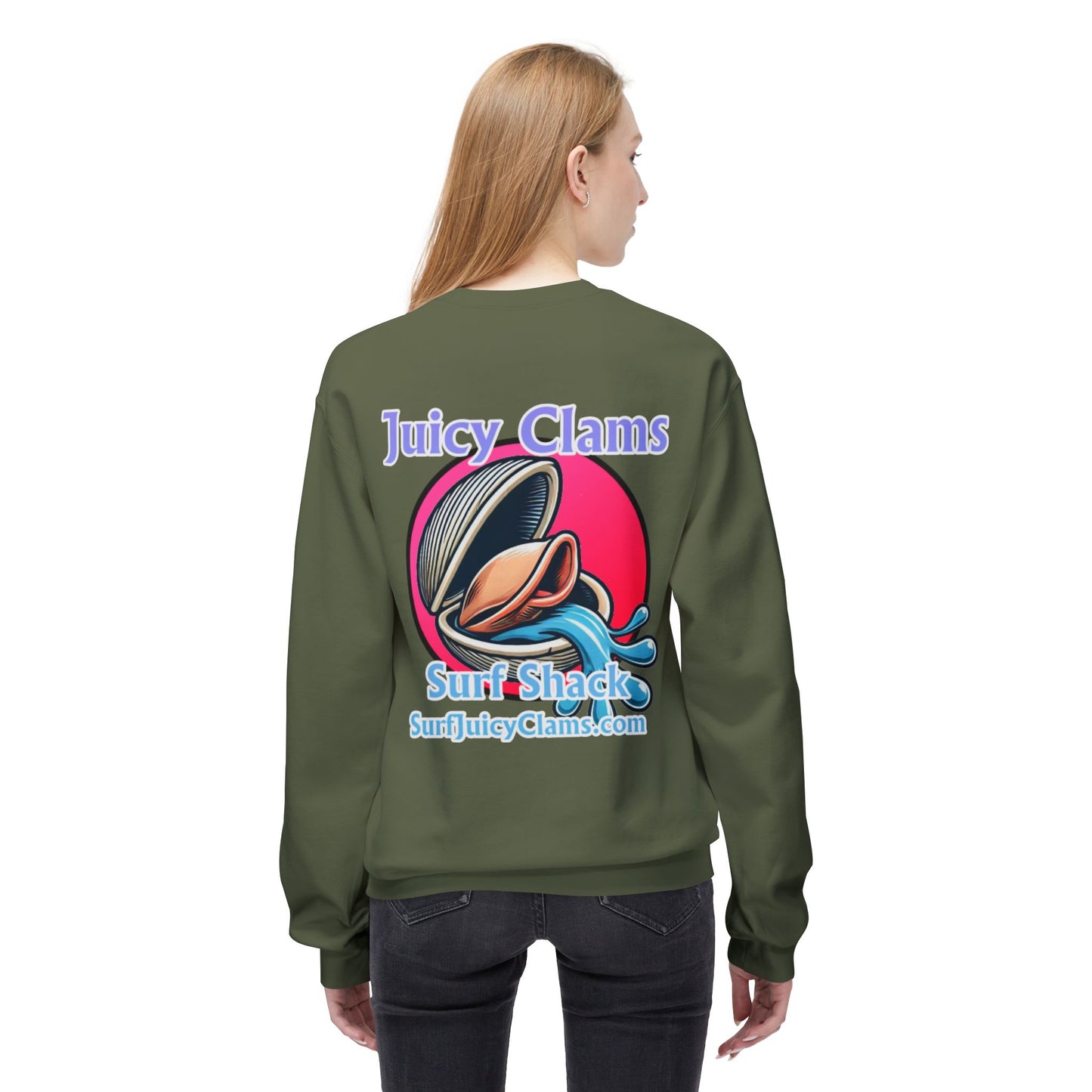 Juicy Clams Unisex Midweight Sweatshirt (A007)