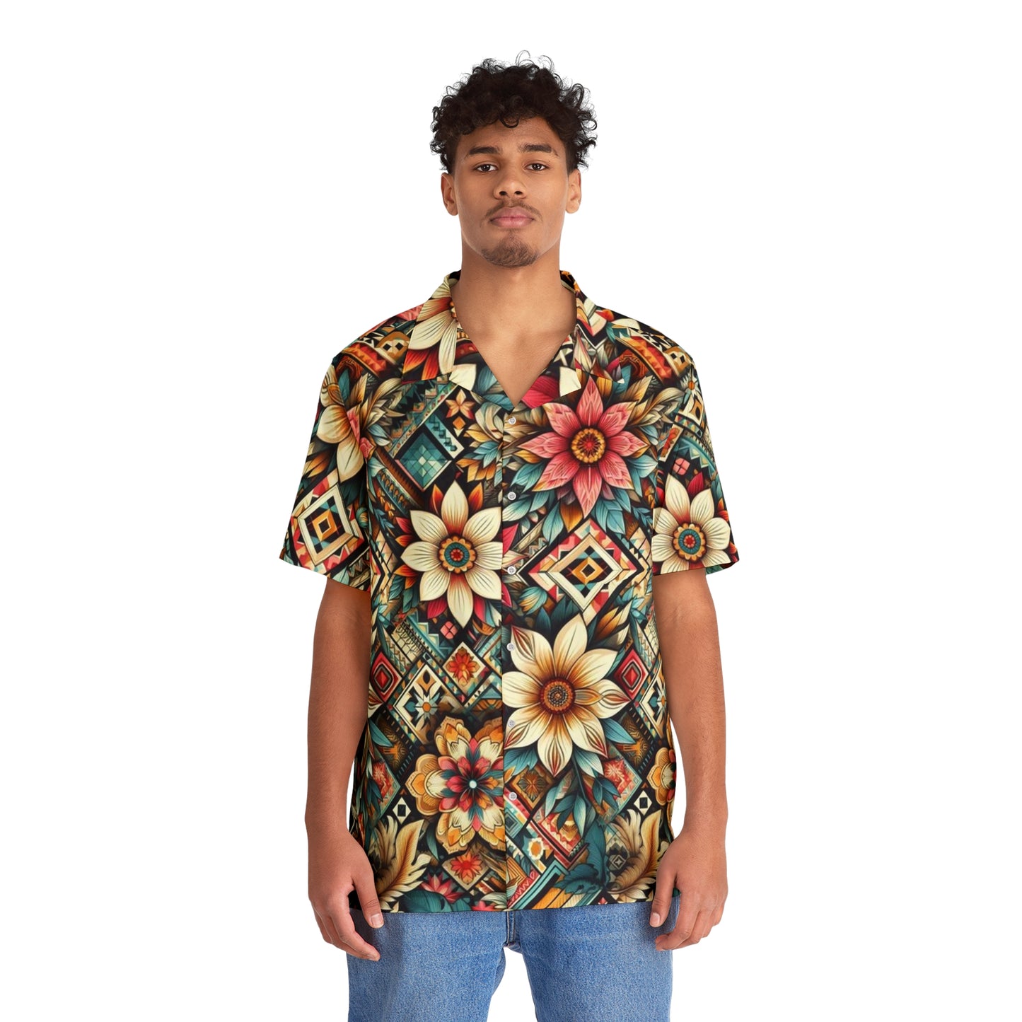 Juicy Clams Men's Hawaiian Shirt (1159)